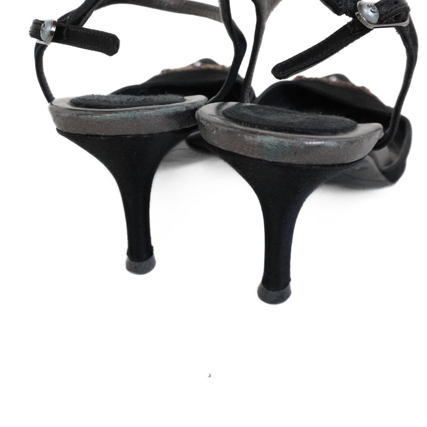 Chanel Vintage Satin Heels - Women's 39