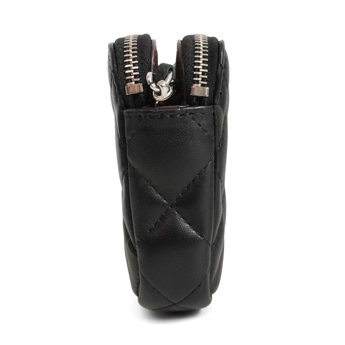 Chanel Double Zip Clutch Bag