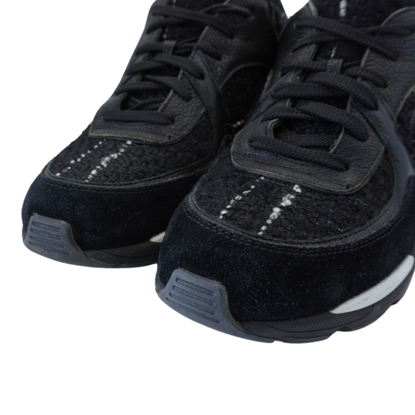 Chanel Tweed Sneakers - Women's 37