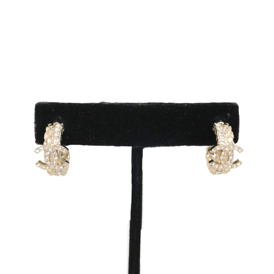 Chanel Quilted Hoop Earrings