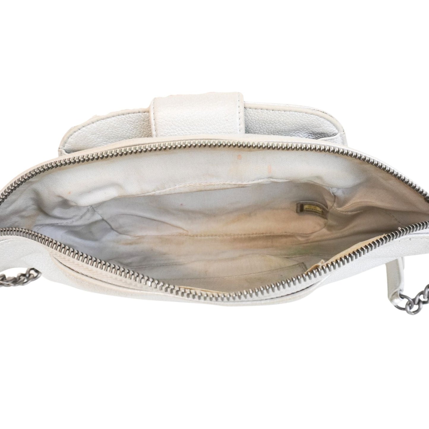 Chanel Silver Fanny Pack
