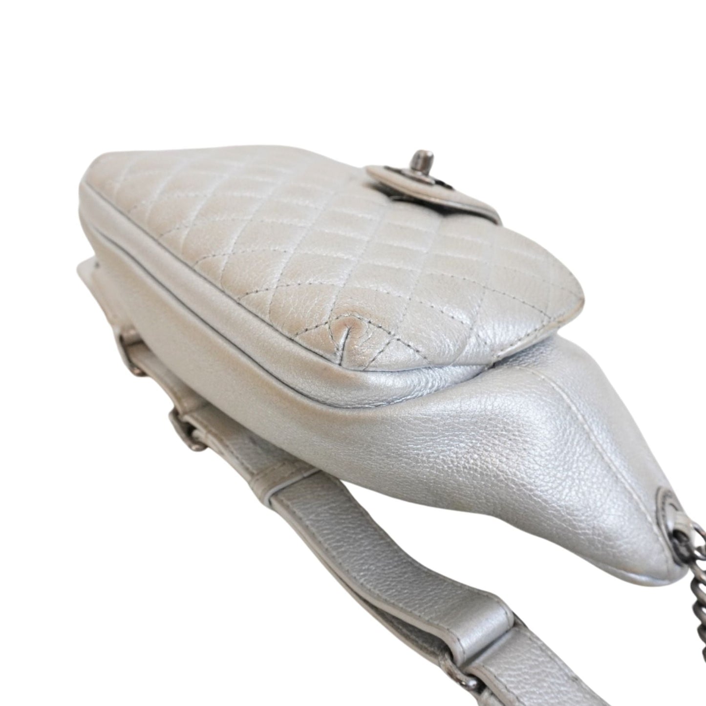 Chanel Silver Fanny Pack
