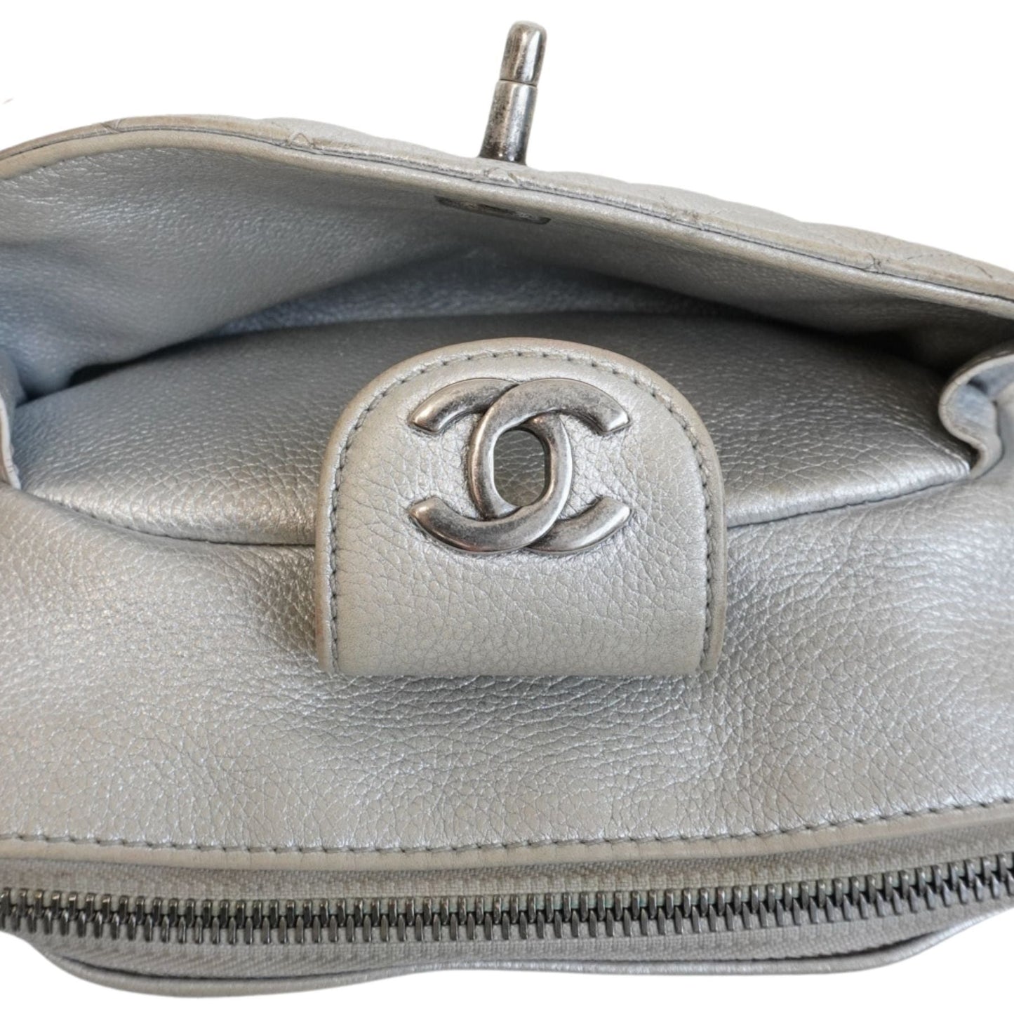 Chanel Silver Fanny Pack