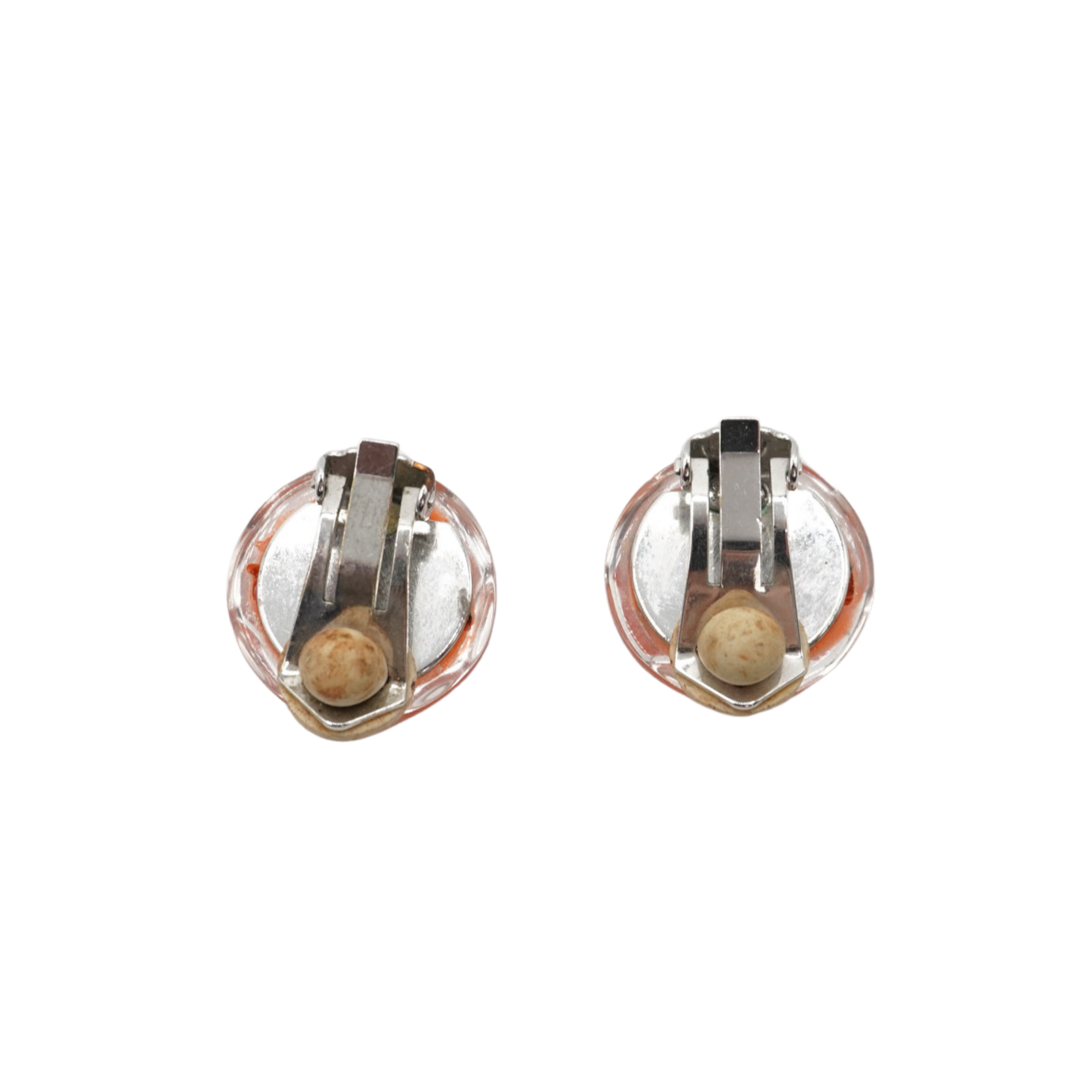 Chanel 'Camellia' Clip On Earrings