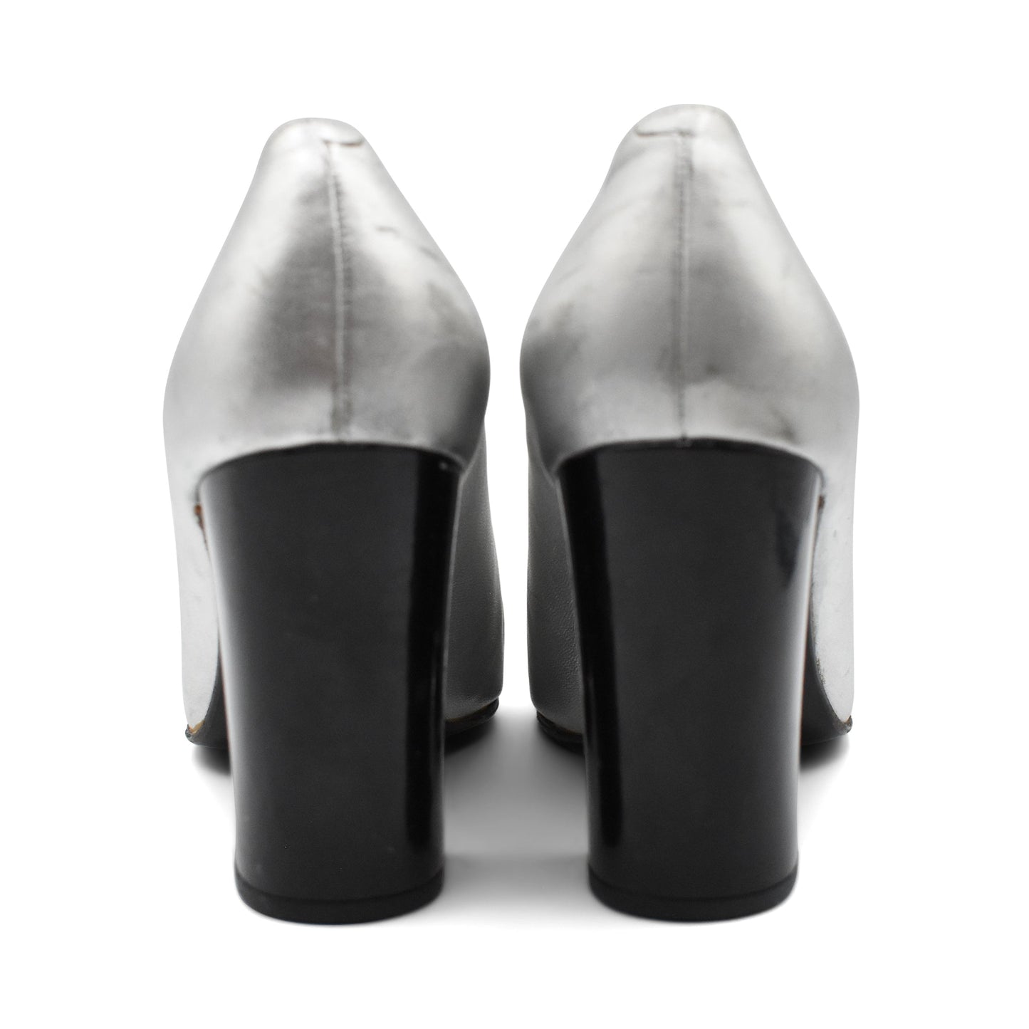 Chanel Silver Heels - Women's 35.5