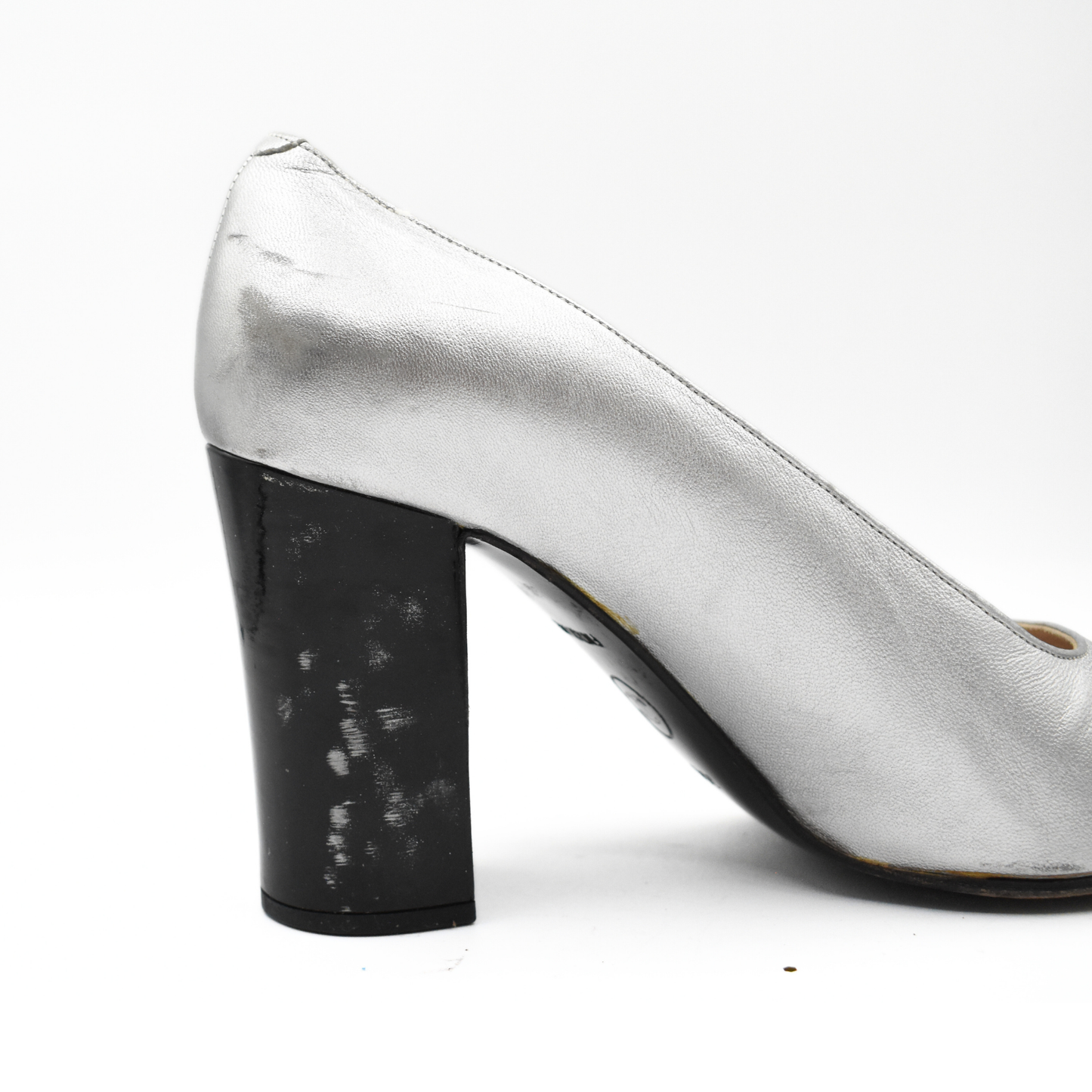 Chanel Silver Heels - Women's 35.5