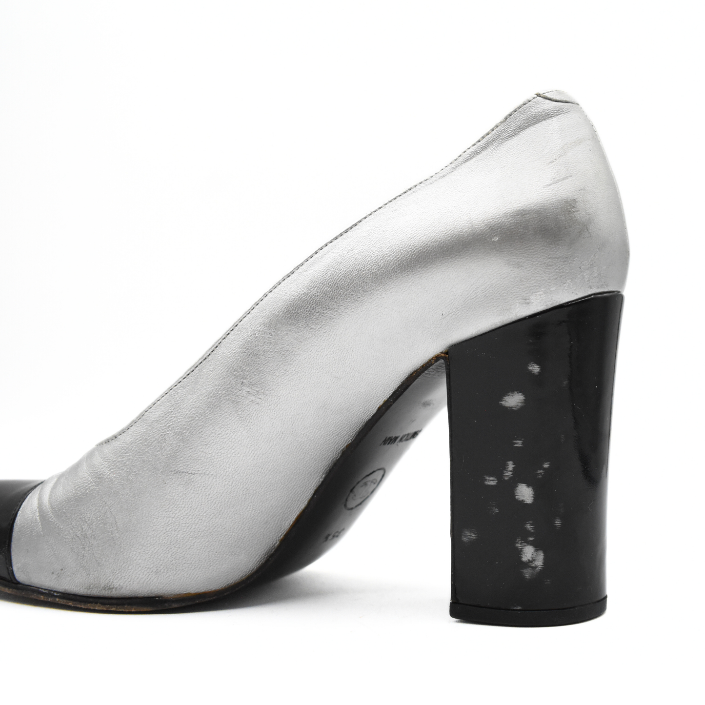 Chanel Silver Heels - Women's 35.5