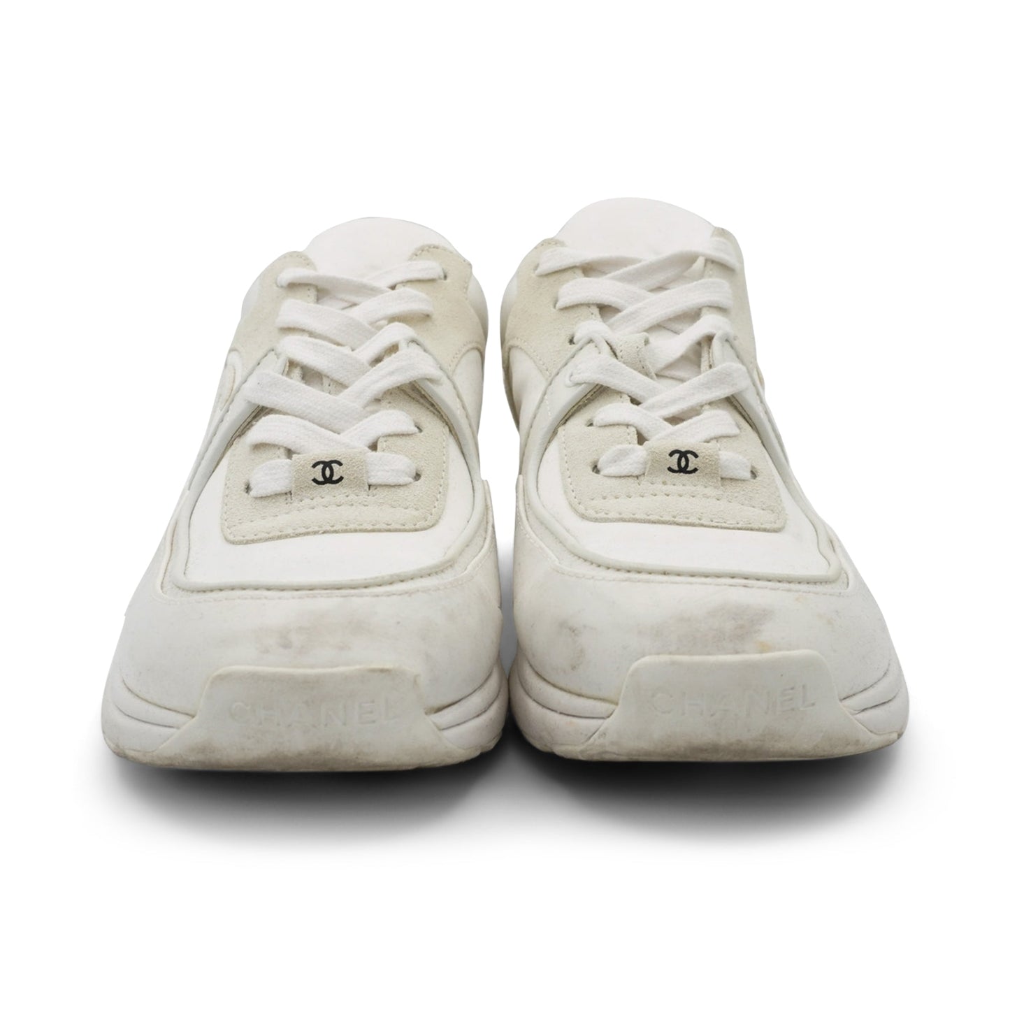 Chanel 'Interlocking CC' Sneakers - Women's 37.5