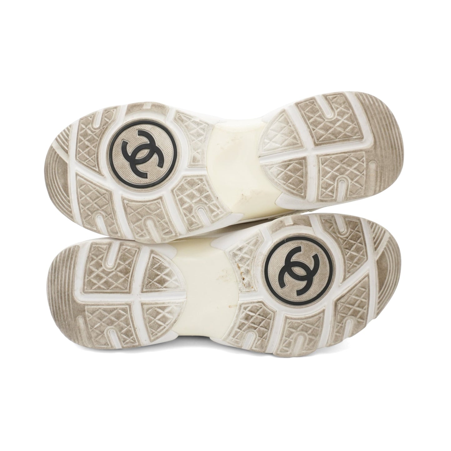 Chanel 'Interlocking CC' Sneakers - Women's 37.5