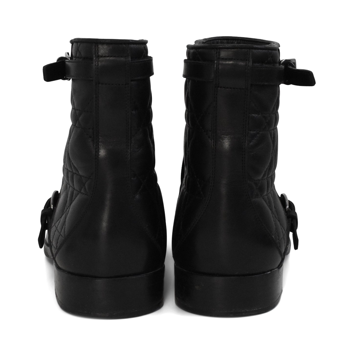 Christian Dior Cannage Quilt Ankle Boots - Women's 39