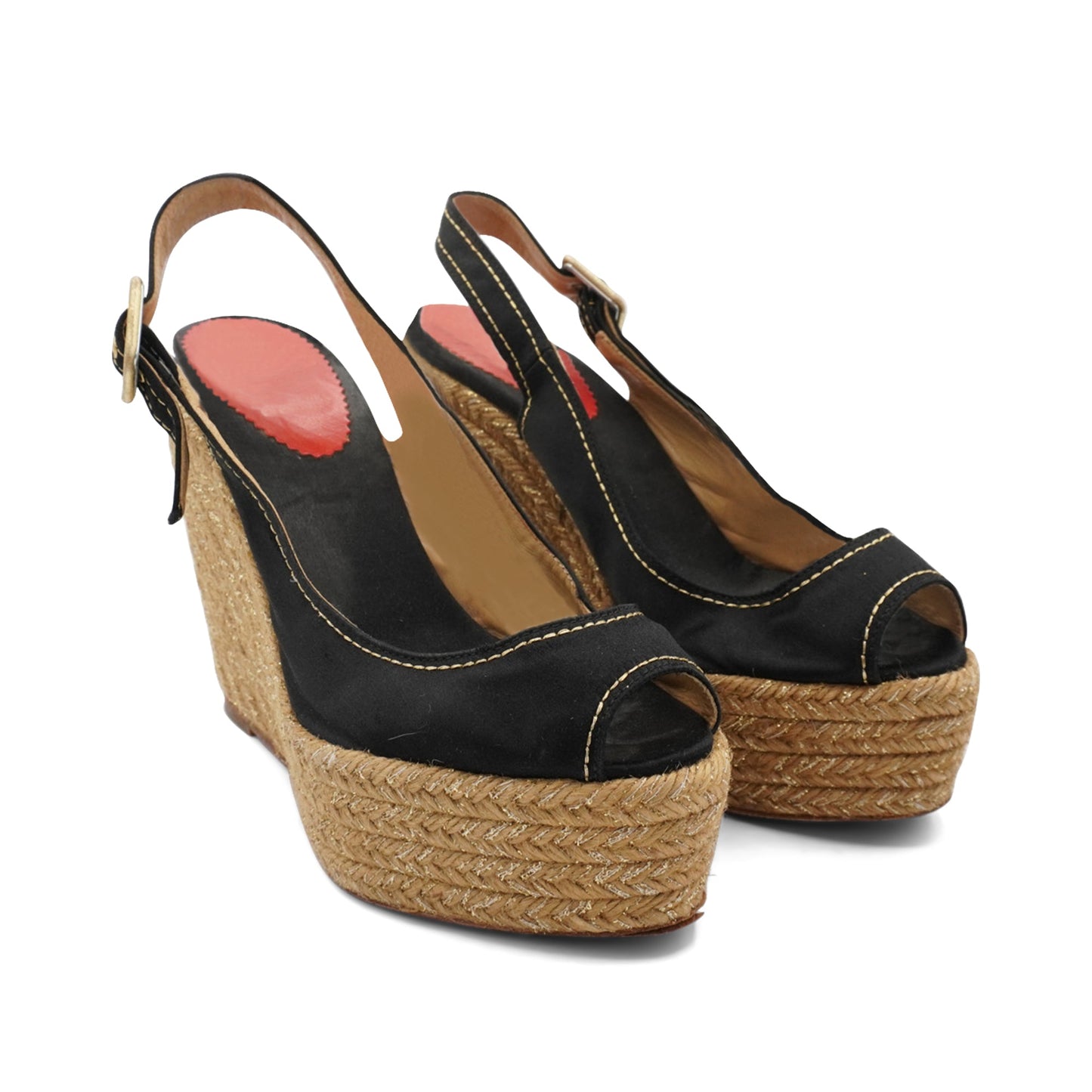Christian Louboutin 'Menorca' Wedges - Women's 38
