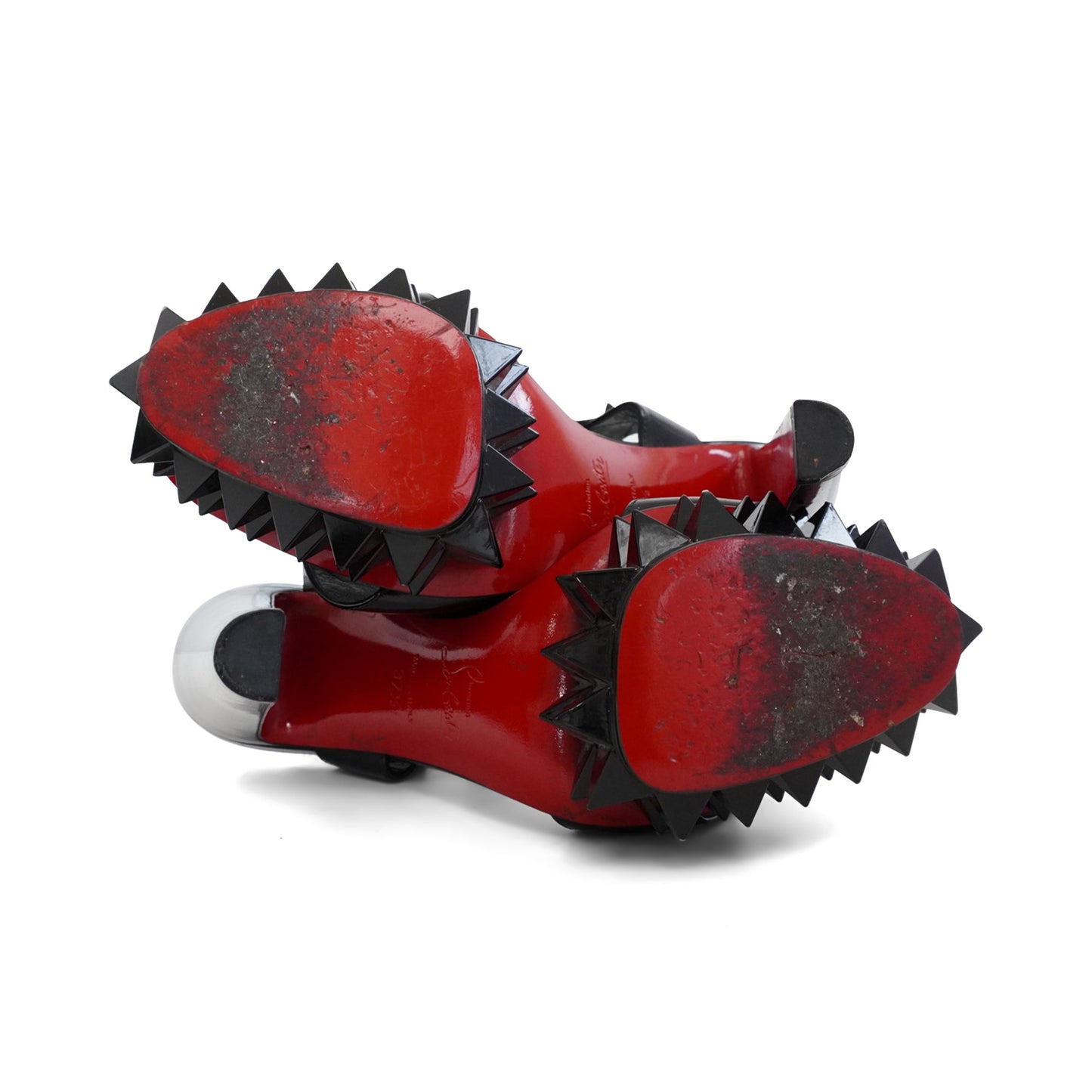 Christian Louboutin 'Cybersandale' Platform Heels - Women's 37.5