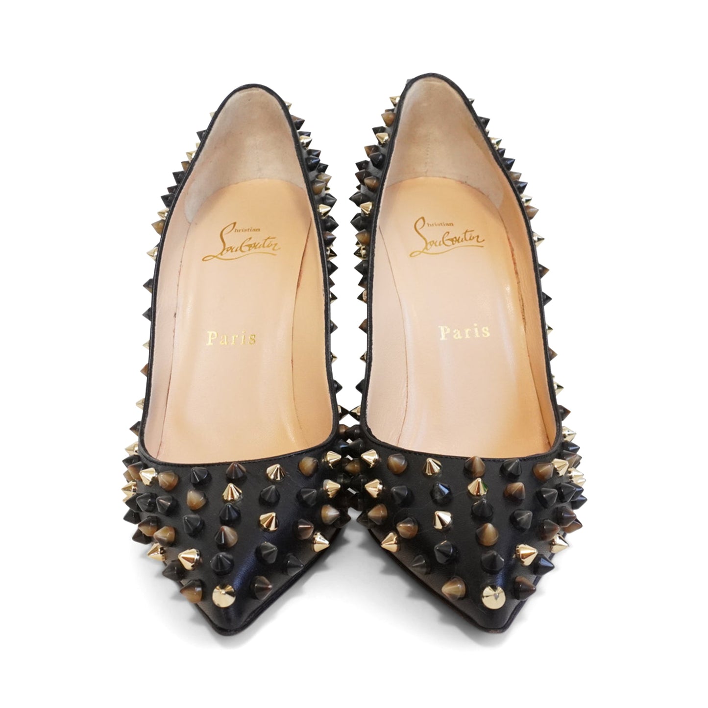 Christian Louboutin 'Pigalle Follies Spike' Heels - Women's 37.5