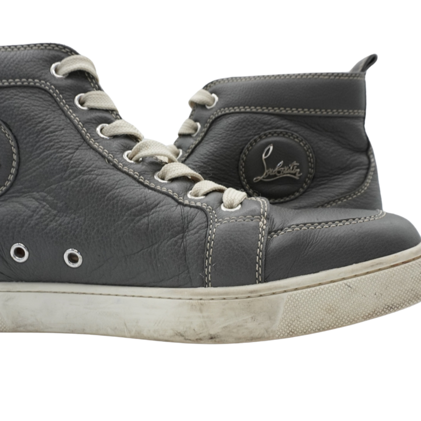 CHRISTIAN LOUBOUTIN Grey Mens SIZE 42 Shoes
