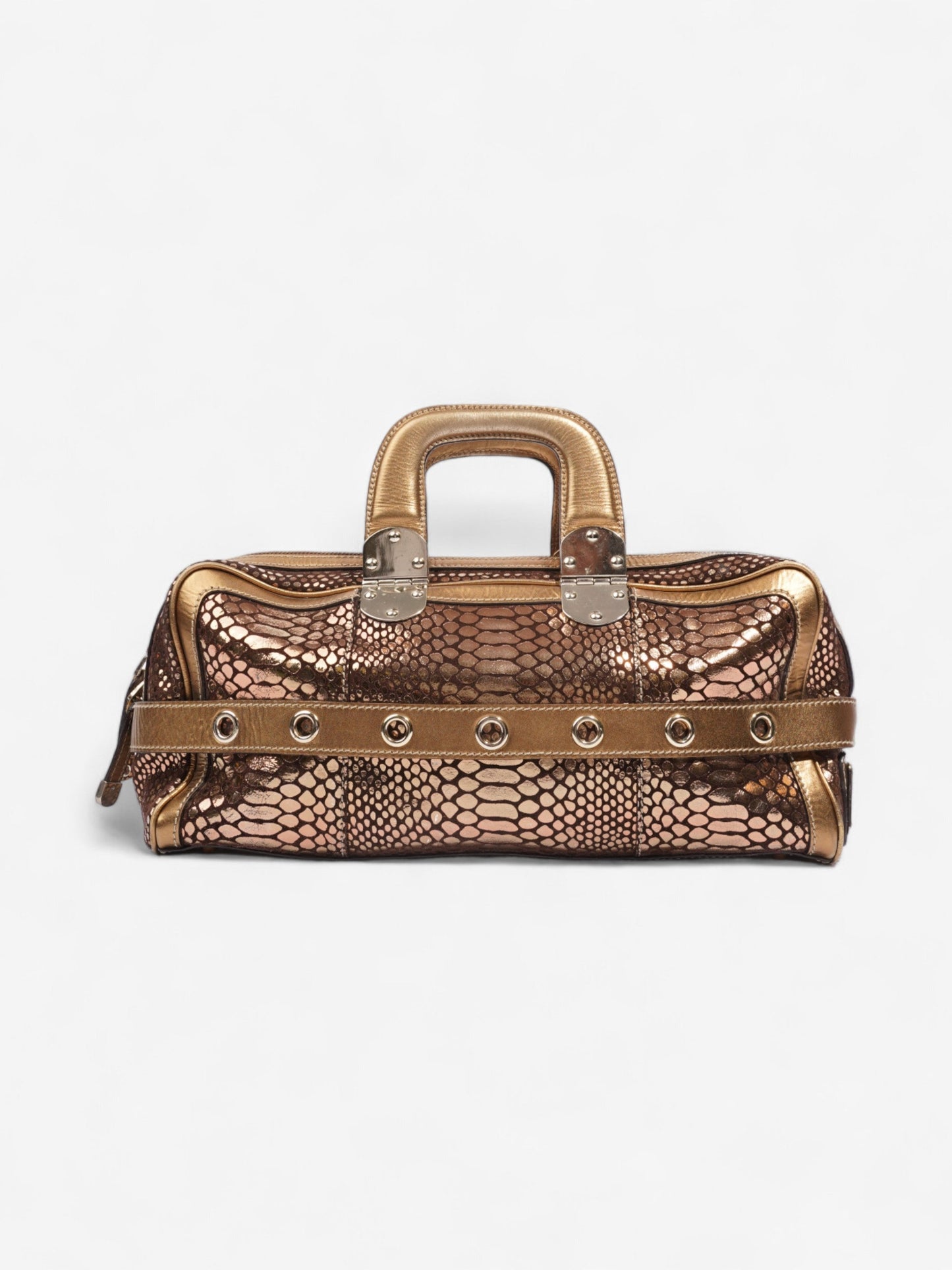 Gucci Romy Bronze / Gold Leather