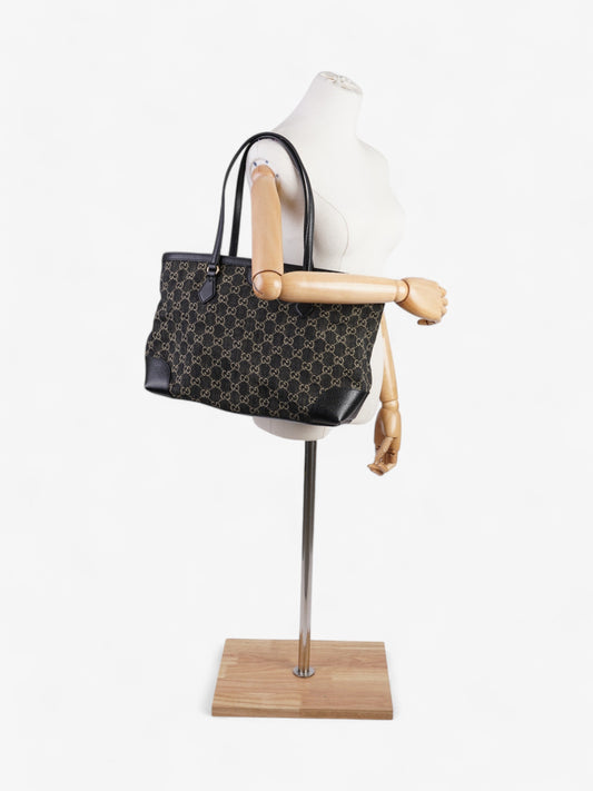 Gucci GG Ophidia Tote Black / GG Supreme Denim Medium