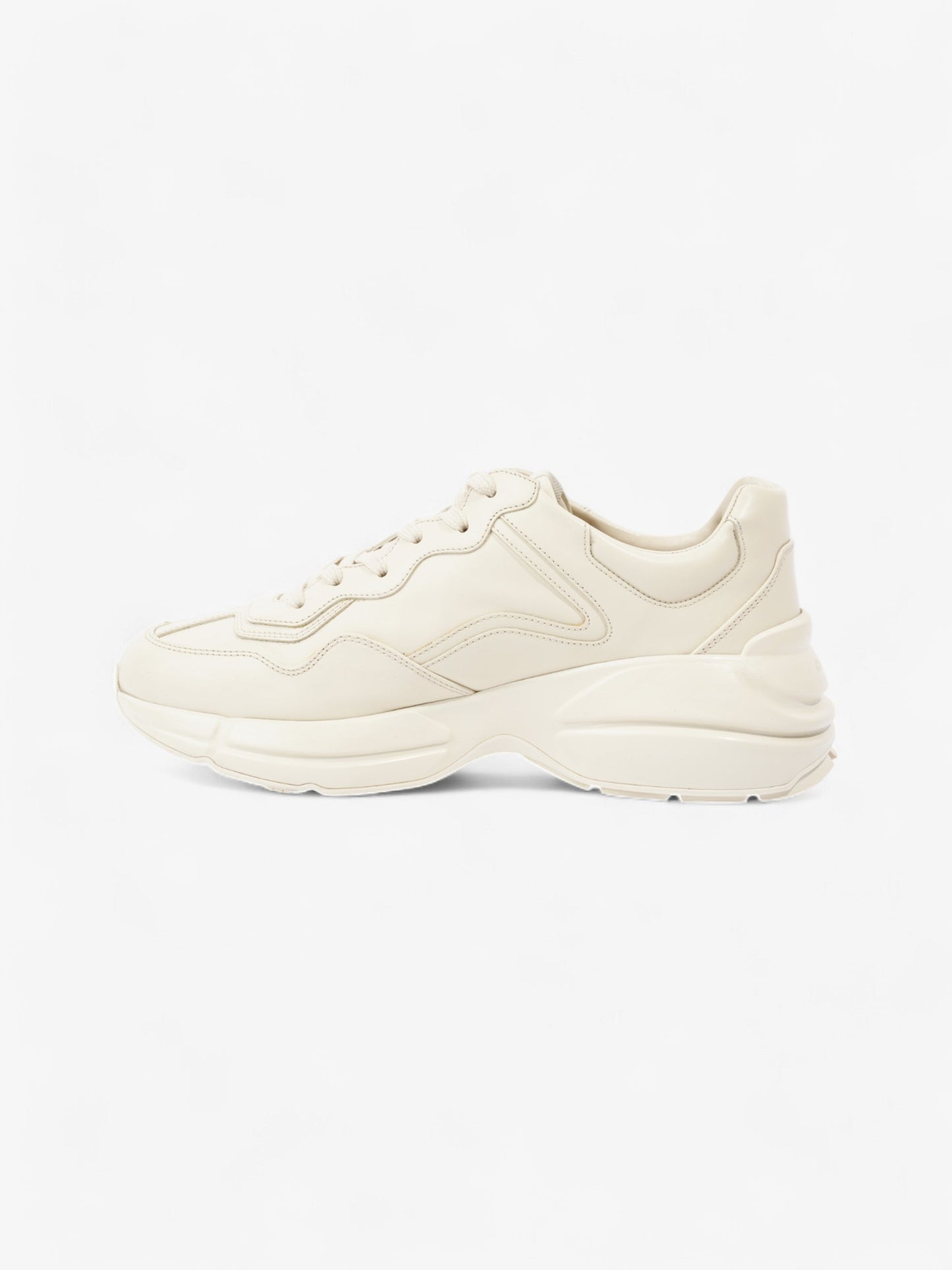 Gucci Rhyton Sneakers Beige / Red / Green Leather EU 42.5 UK 8.5