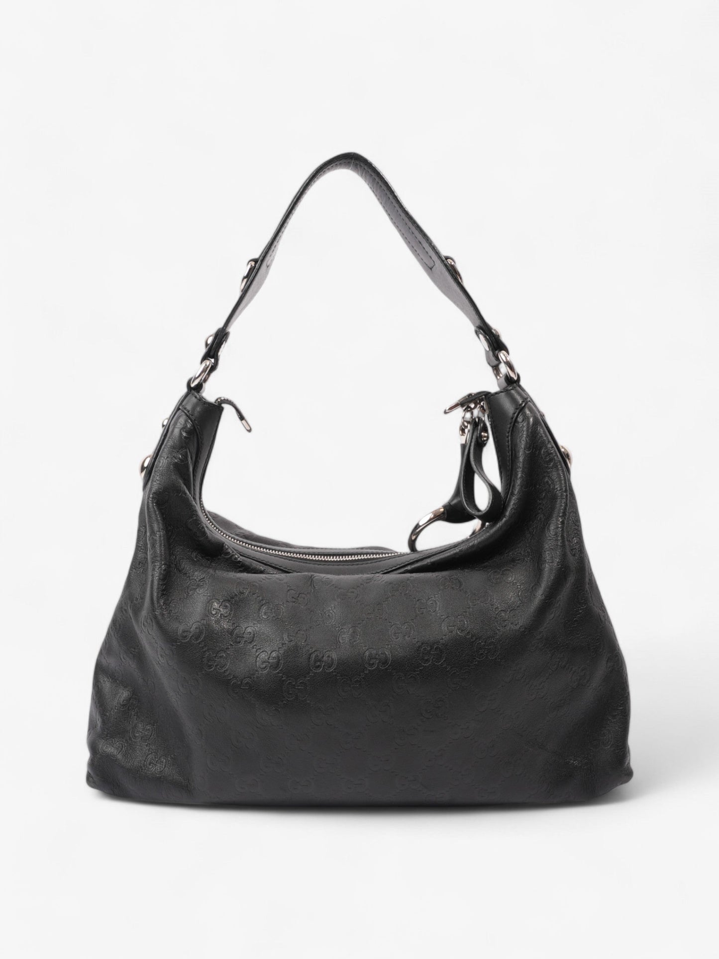 Gucci Shoulder Bag Black Leather