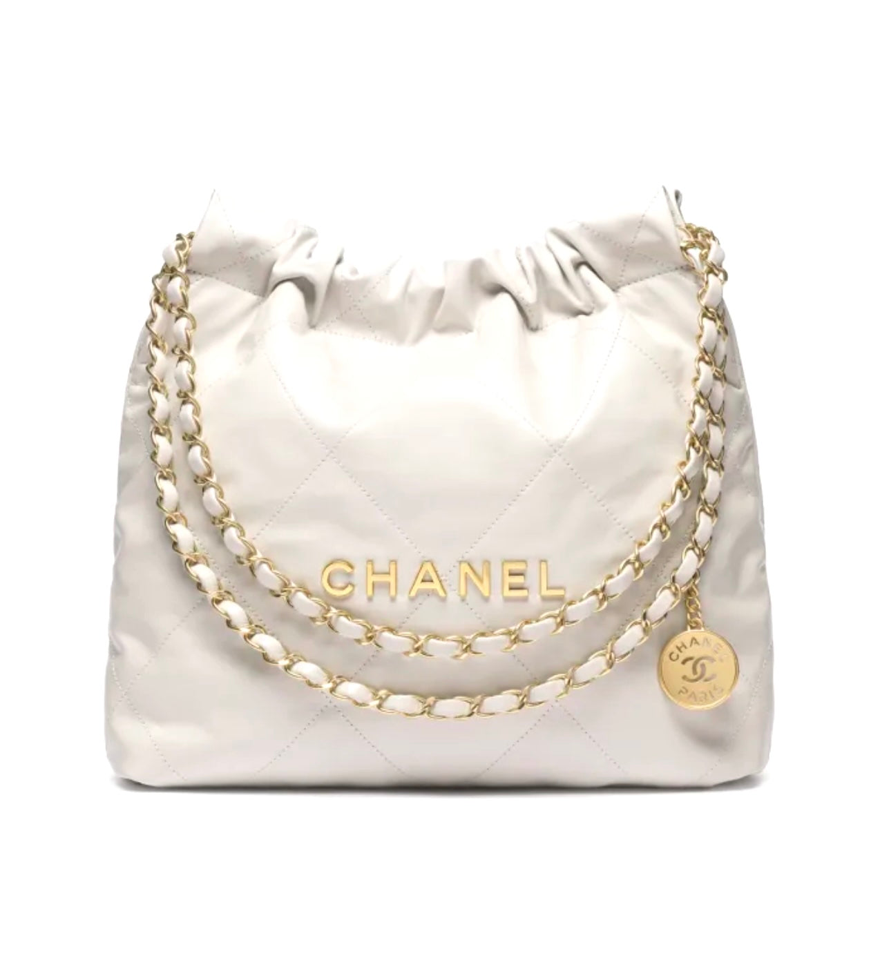 CHANEL CALFSKIN QUILTED SMALL CHANEL 22 HOBO BAG