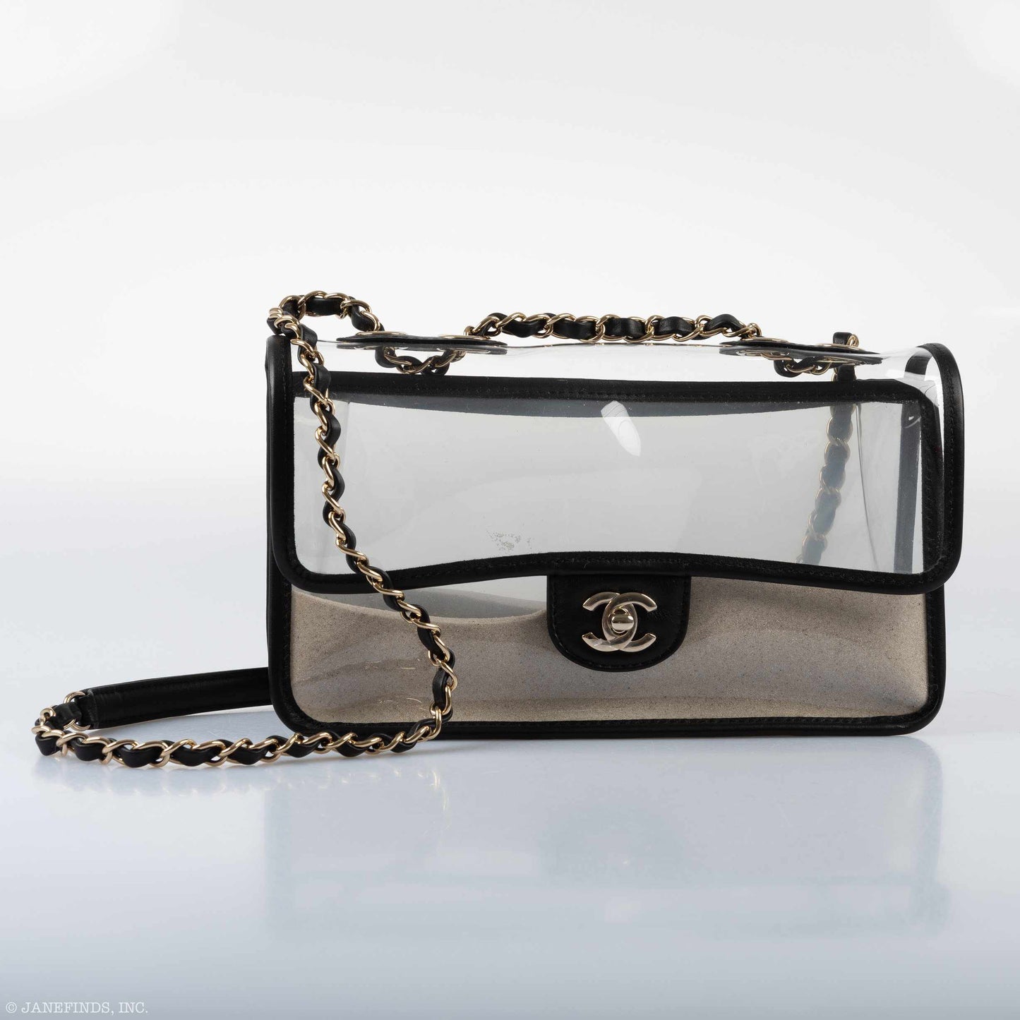 Chanel Sand By The Sea Flap Bag PVC and Lambskin