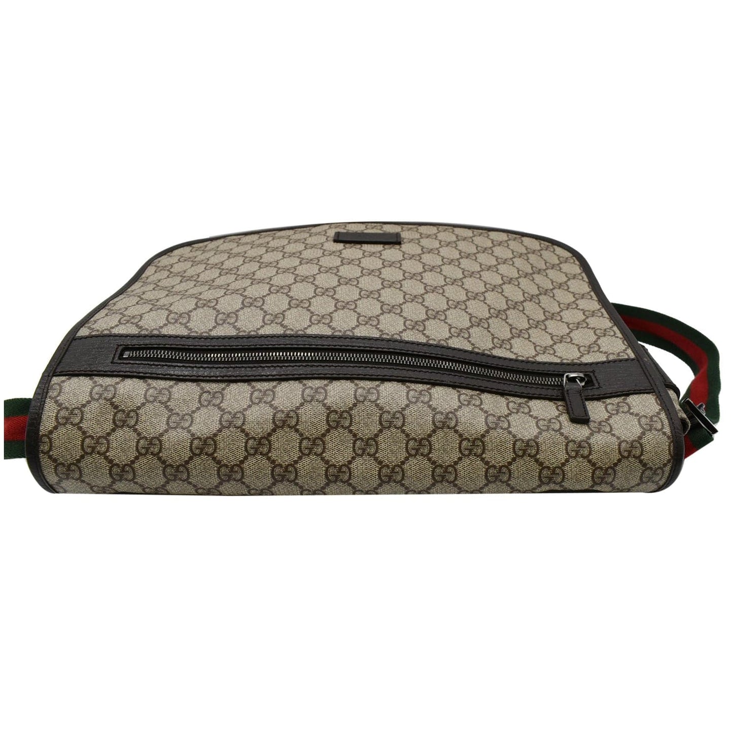 GUCCI GG Vintage Web Canvas Messenger Bag Beige/Ebony 189748