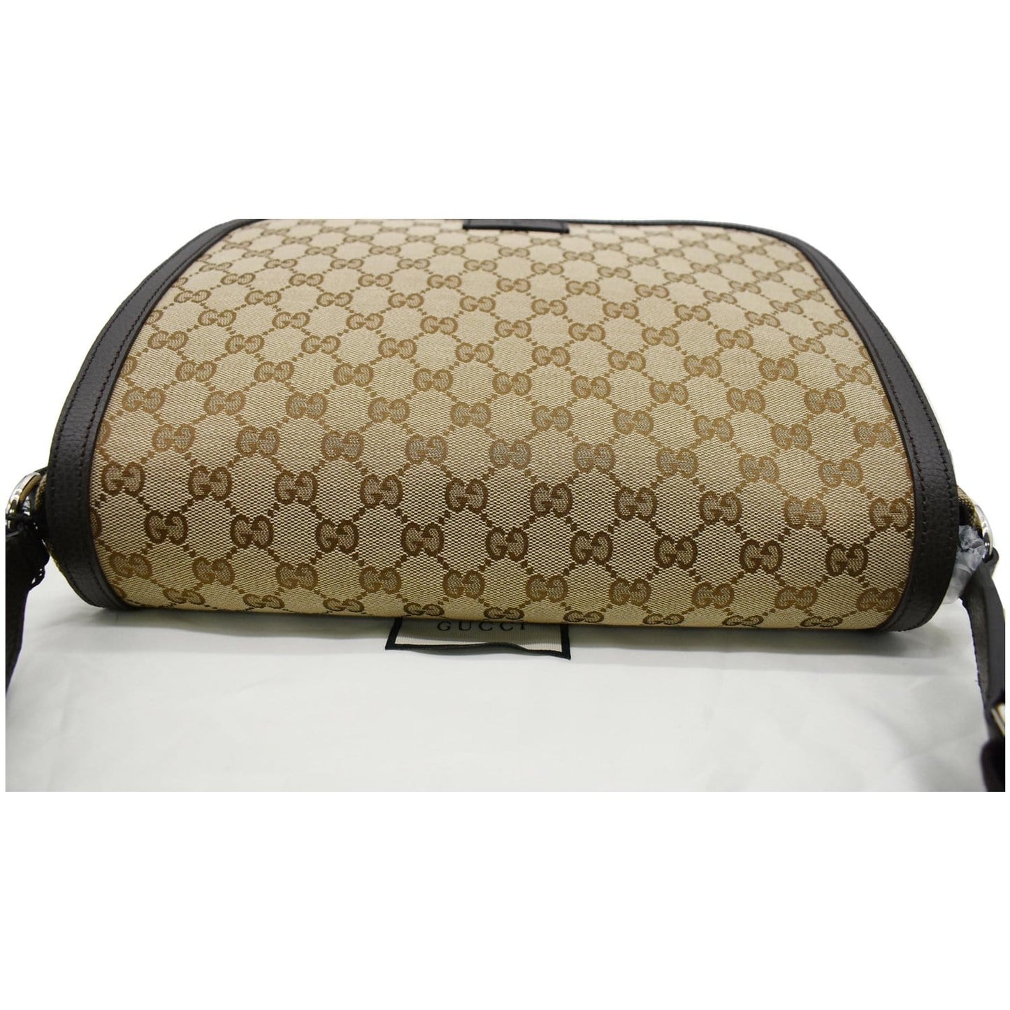 GUCCI GG Canvas Messenger Bag Dark Brown 449171 - 20% OFF