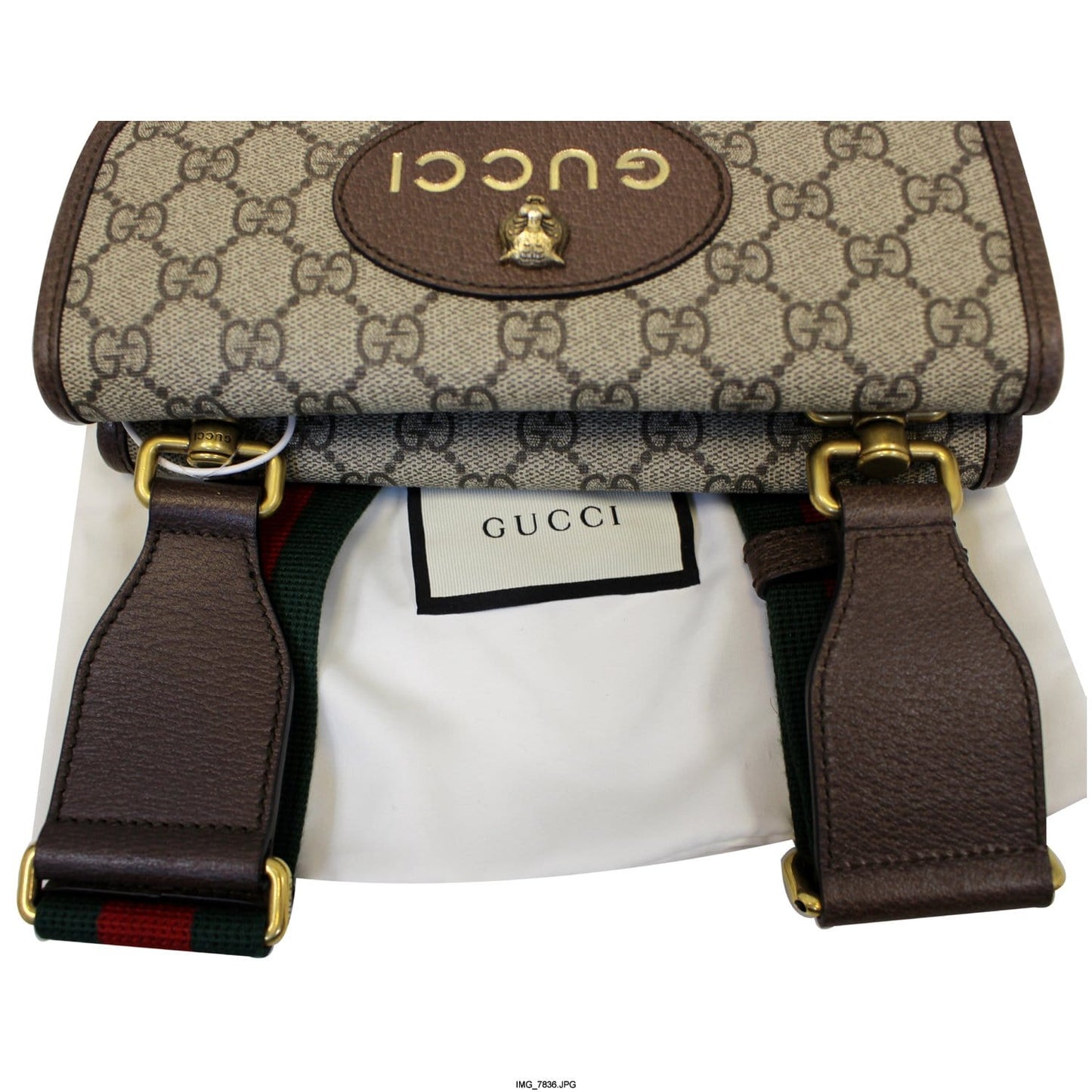 GUCCI GG Supreme Small Messenger Crossbody Bag 501050