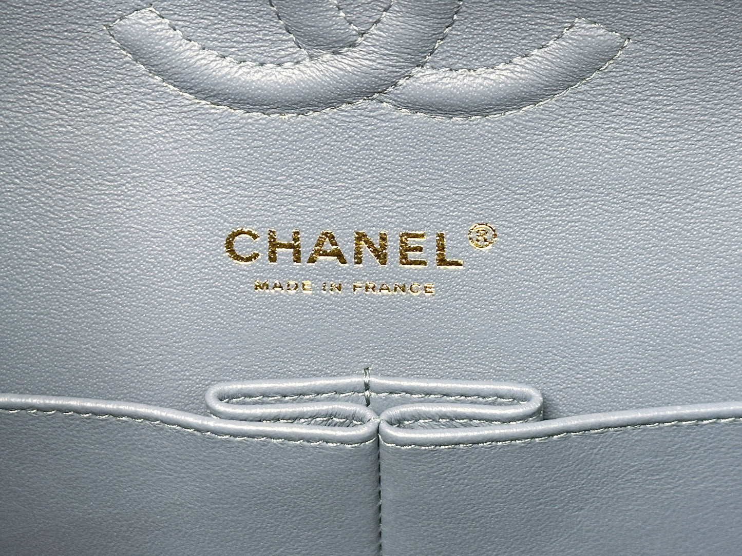 Chanel Pink, Silver, and Gold Tweed and Denim Medium Classic Double Flap Gold Hardware, 2016