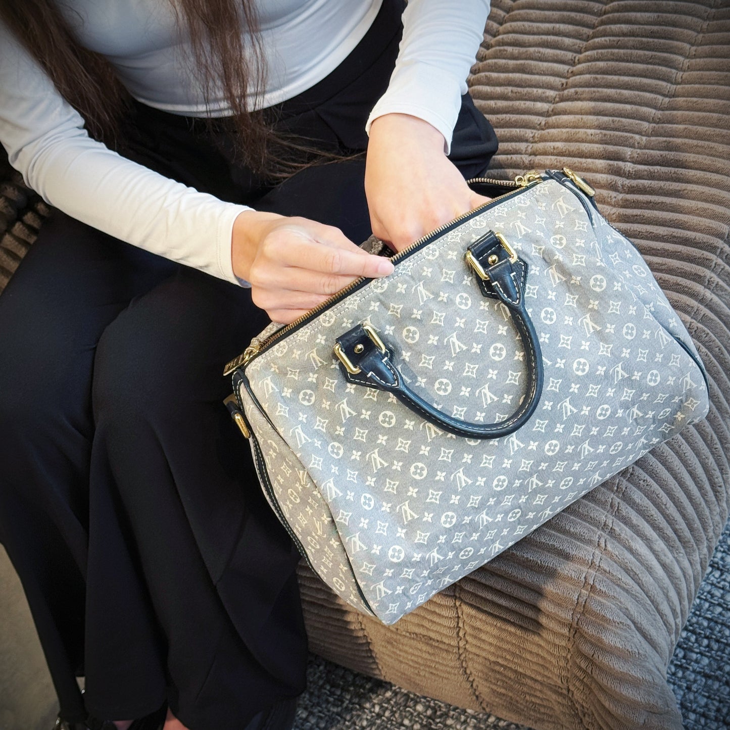 Louis Vuitton Monogram Idylle Speedy Bandouliere 30 TWS