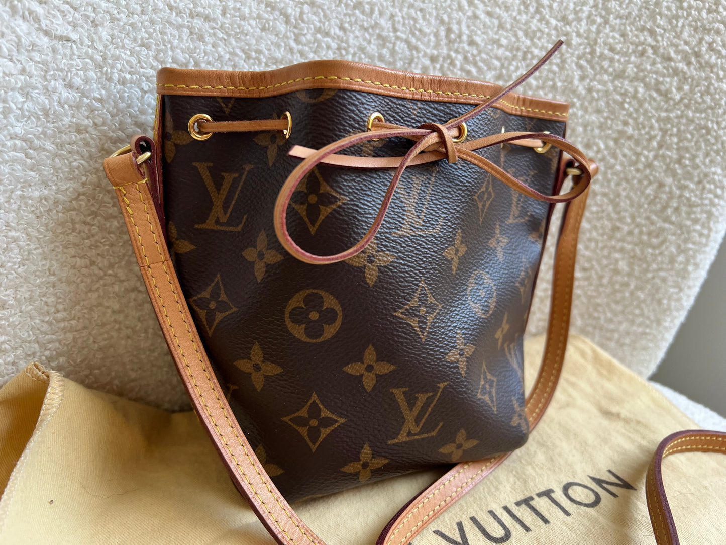 Louis Vuitton Nano Noe Bucket Bag Monogram