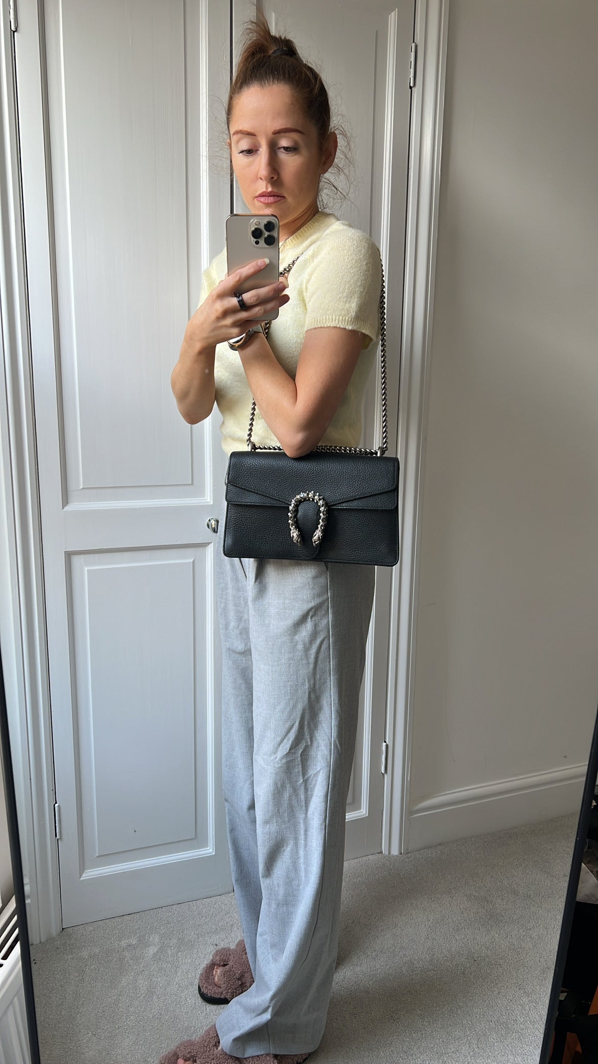 Gucci Dionysus GG Black Small Shoulder Bag (RRP £2,670)