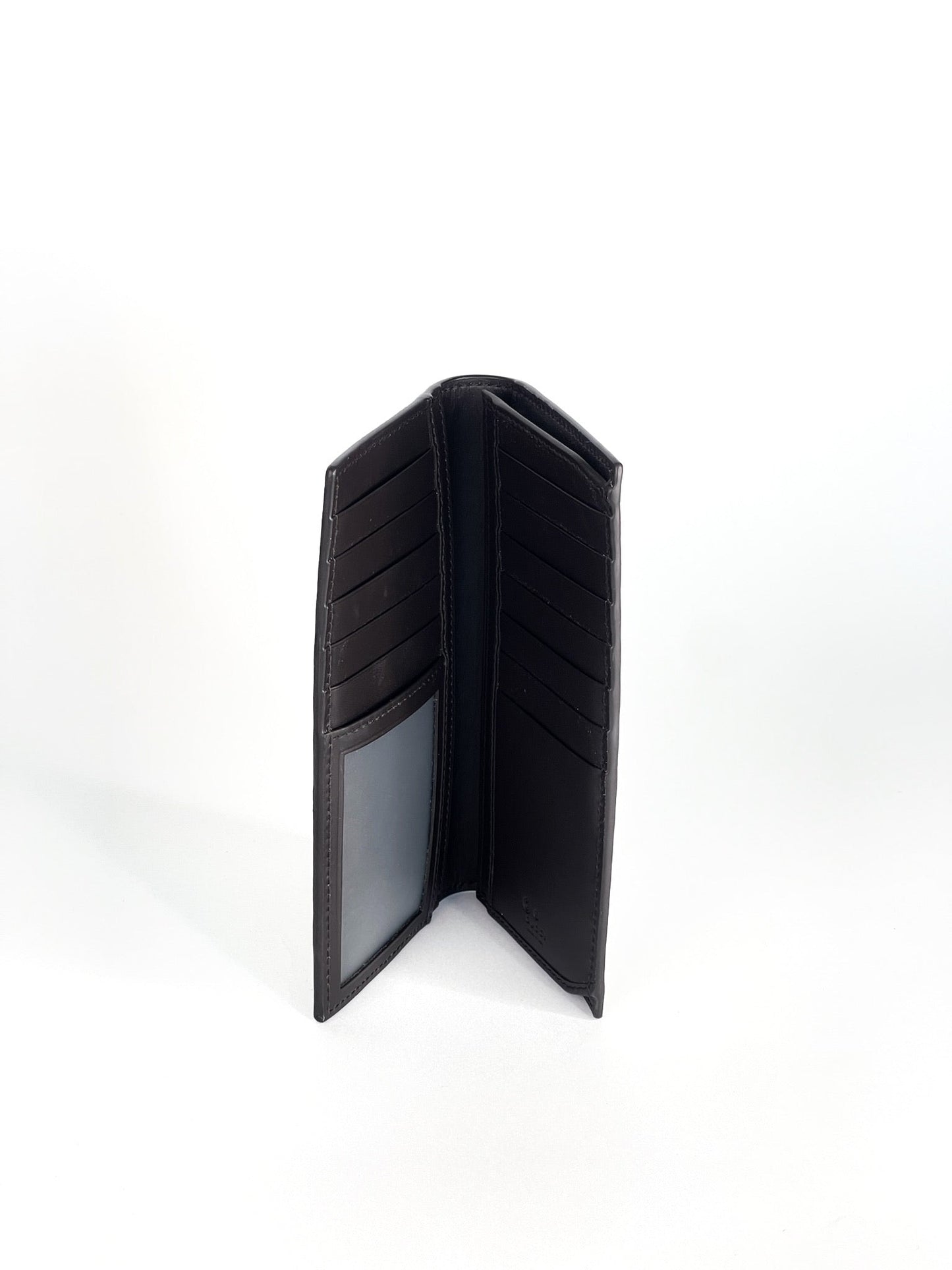 Gucci CI GG Supreme Monogram Selleria Calfskin Continental Wallet