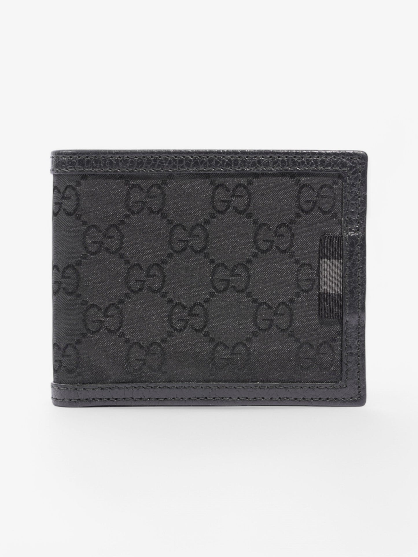 Gucci Bi-Fold Wallet Black Canvas
