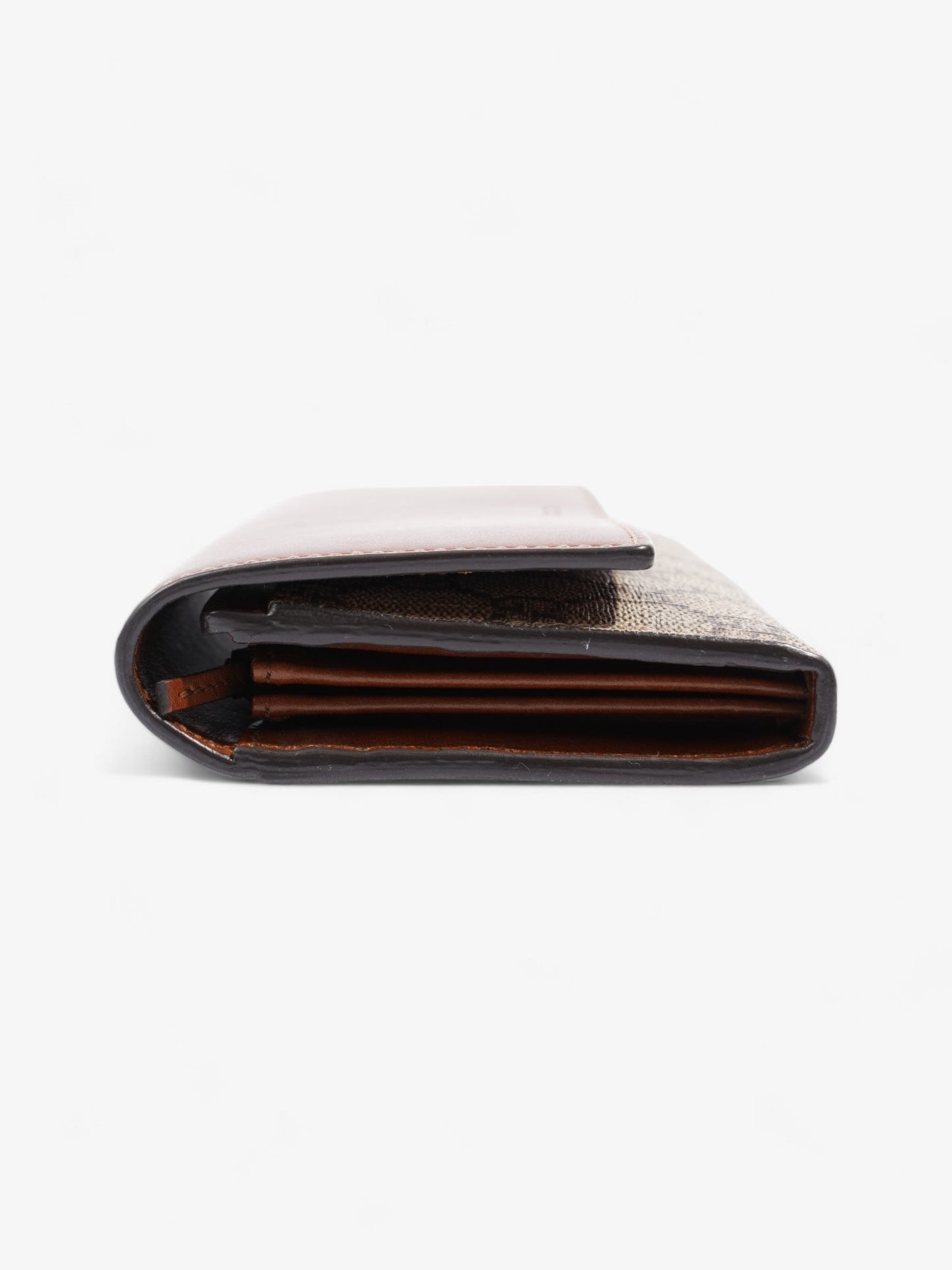Gucci Continental Wallet Brown / GG Supreme Calfskin Leather