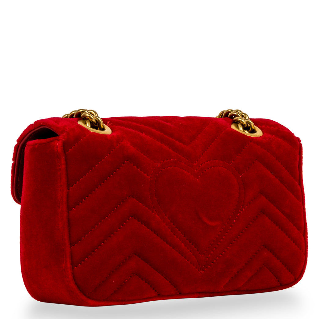 Gucci GG Velvet Marmont - Mini