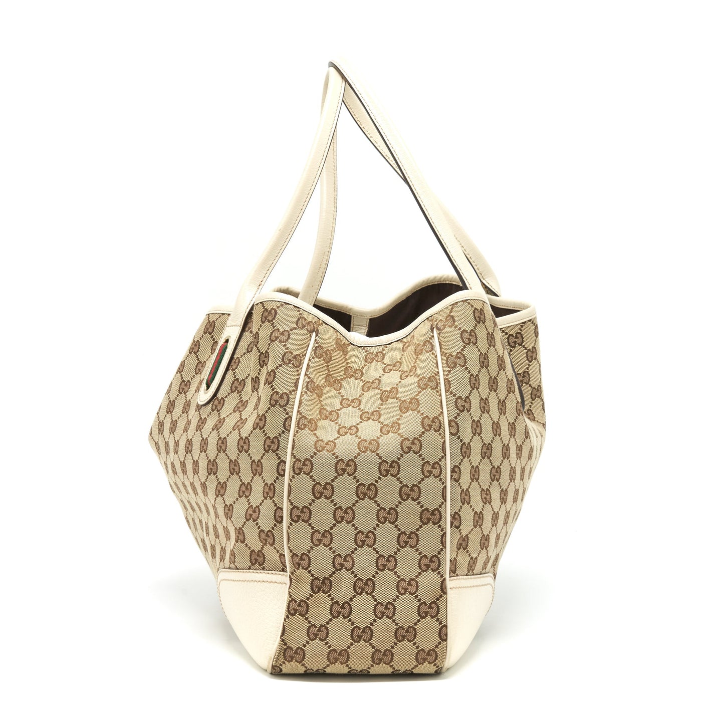 Gucci Princy Tote Bag GG Supreme Canvas/ White