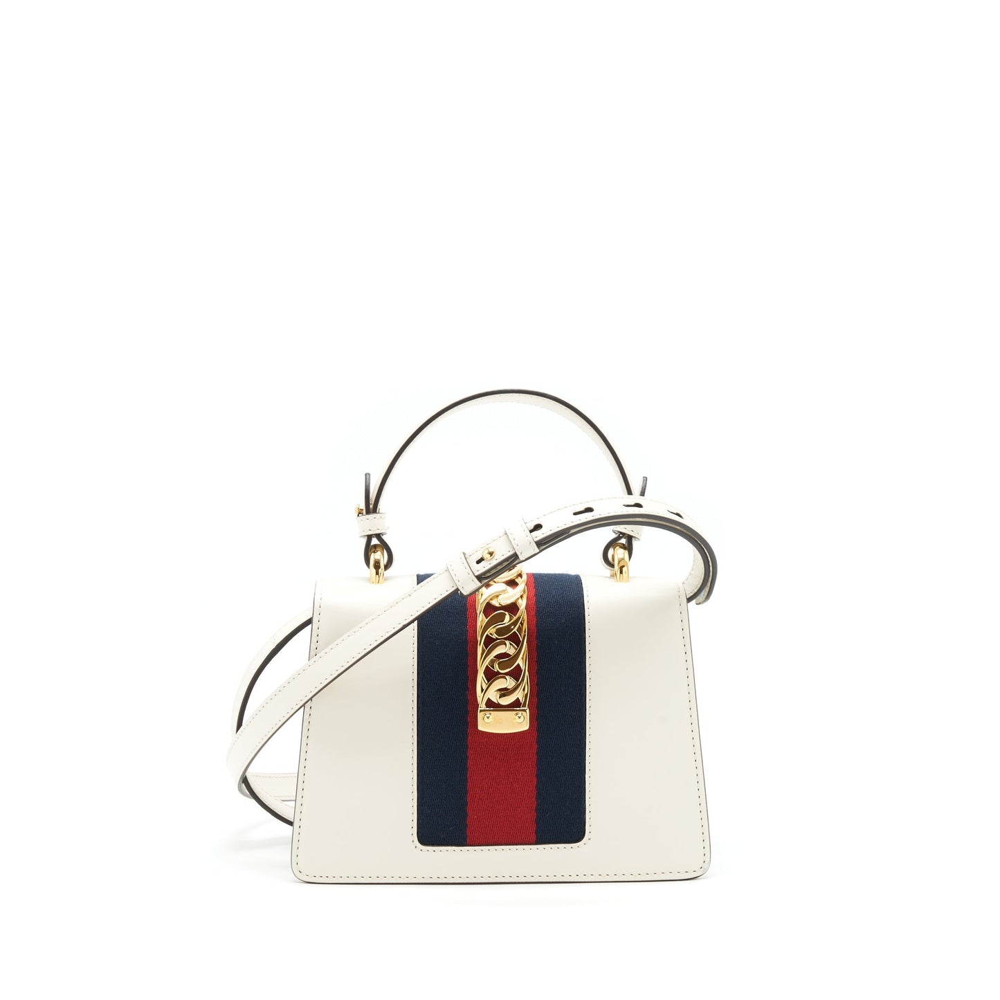 Gucci Mini Top Handle Sylvie Bag White