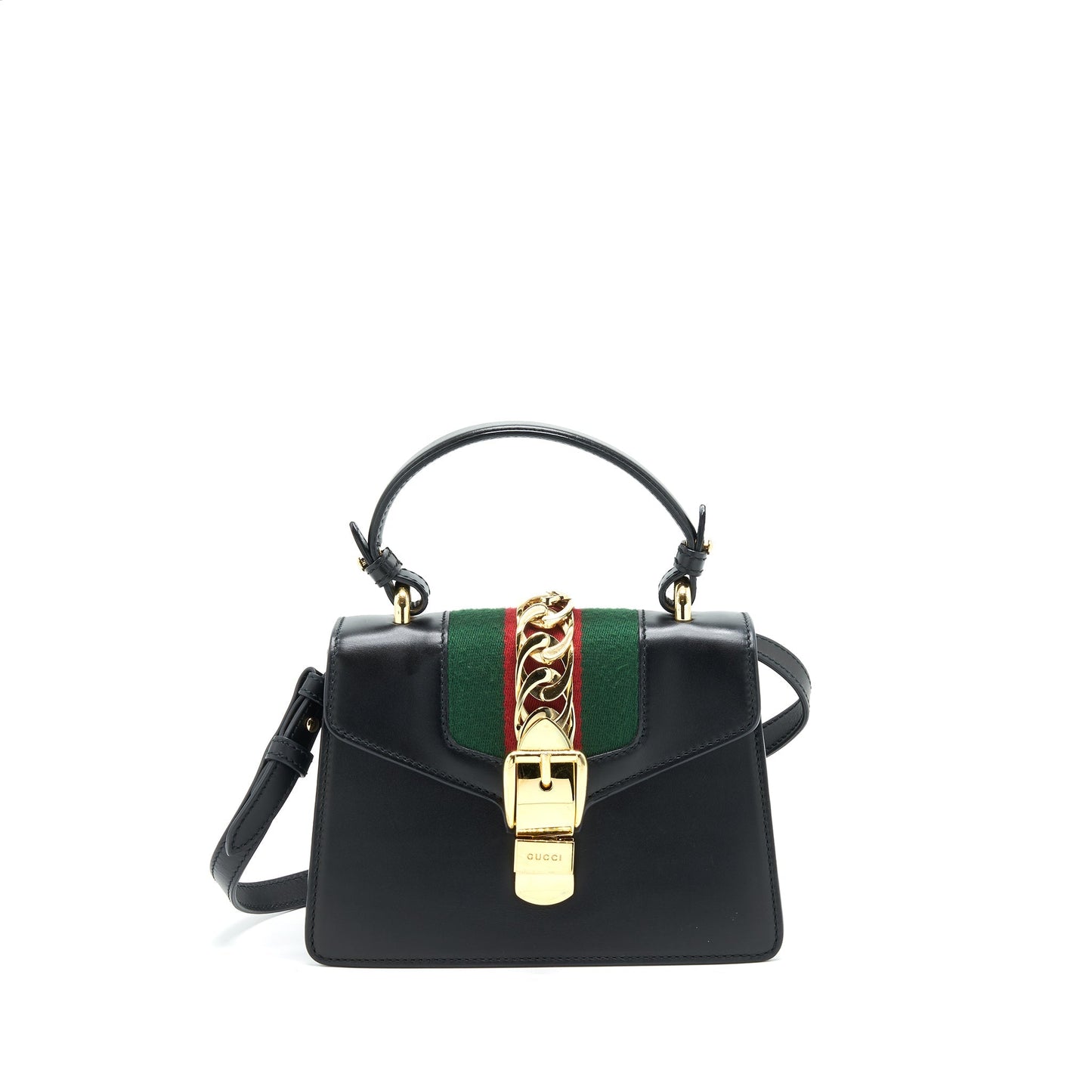 Gucci Mini Sylvie 20cm Black