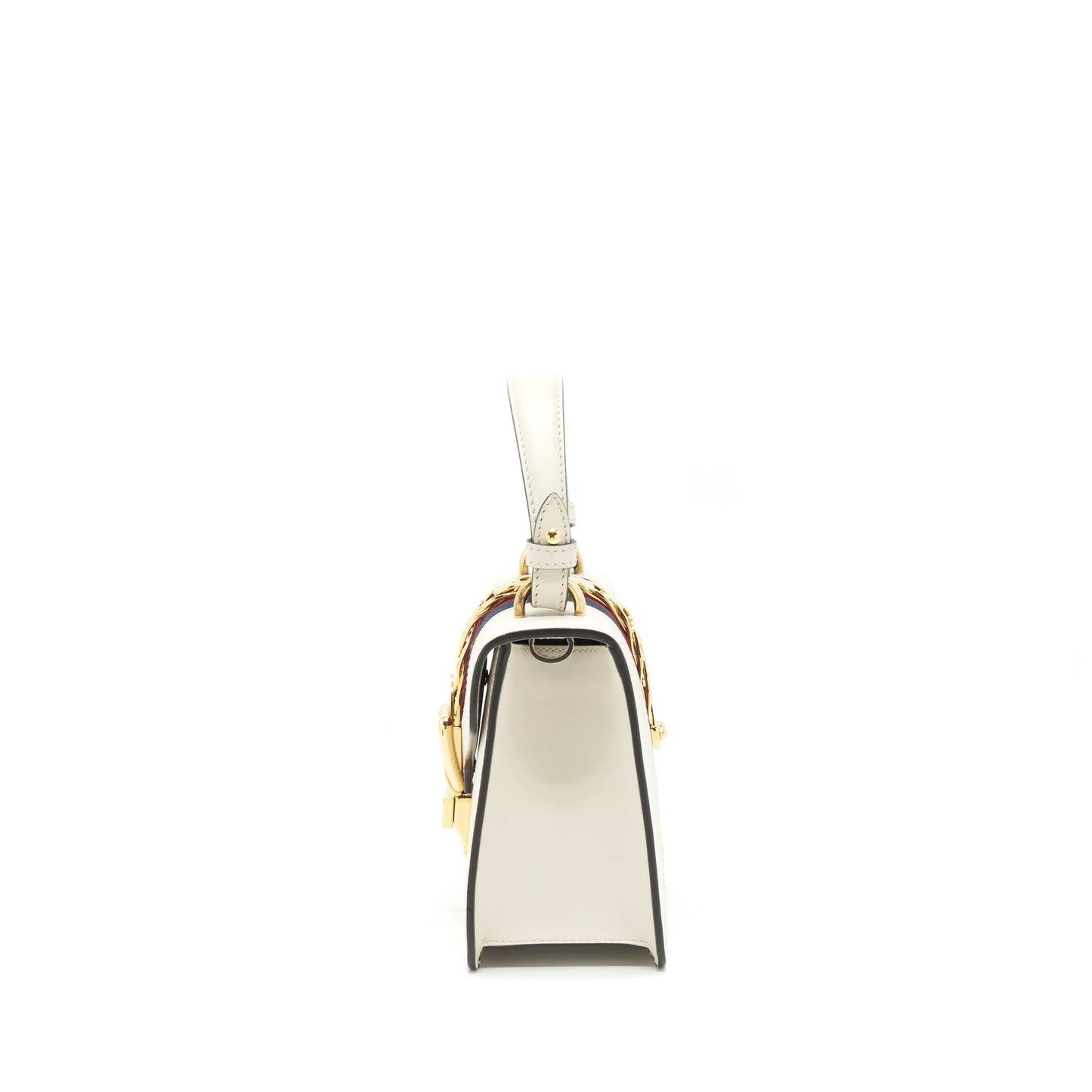 Gucci Mini Top Handle Sylvie Bag White