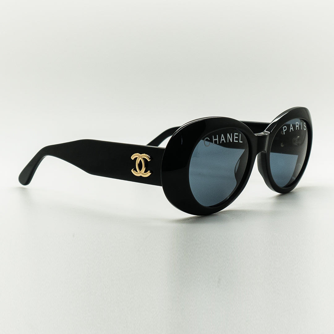 Chanel Oval Frame Vintage Sunglasses