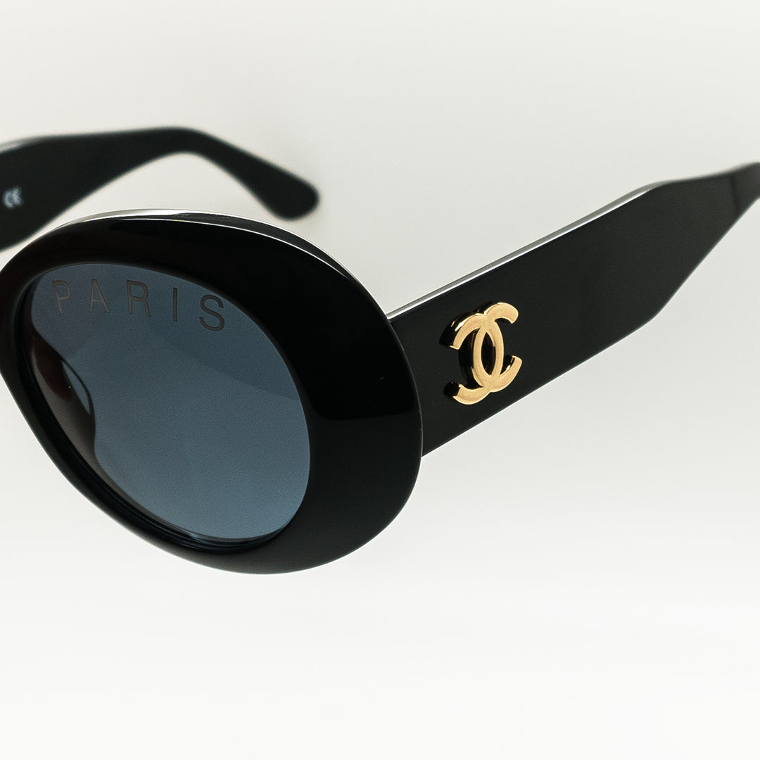 Chanel Oval Frame Vintage Sunglasses