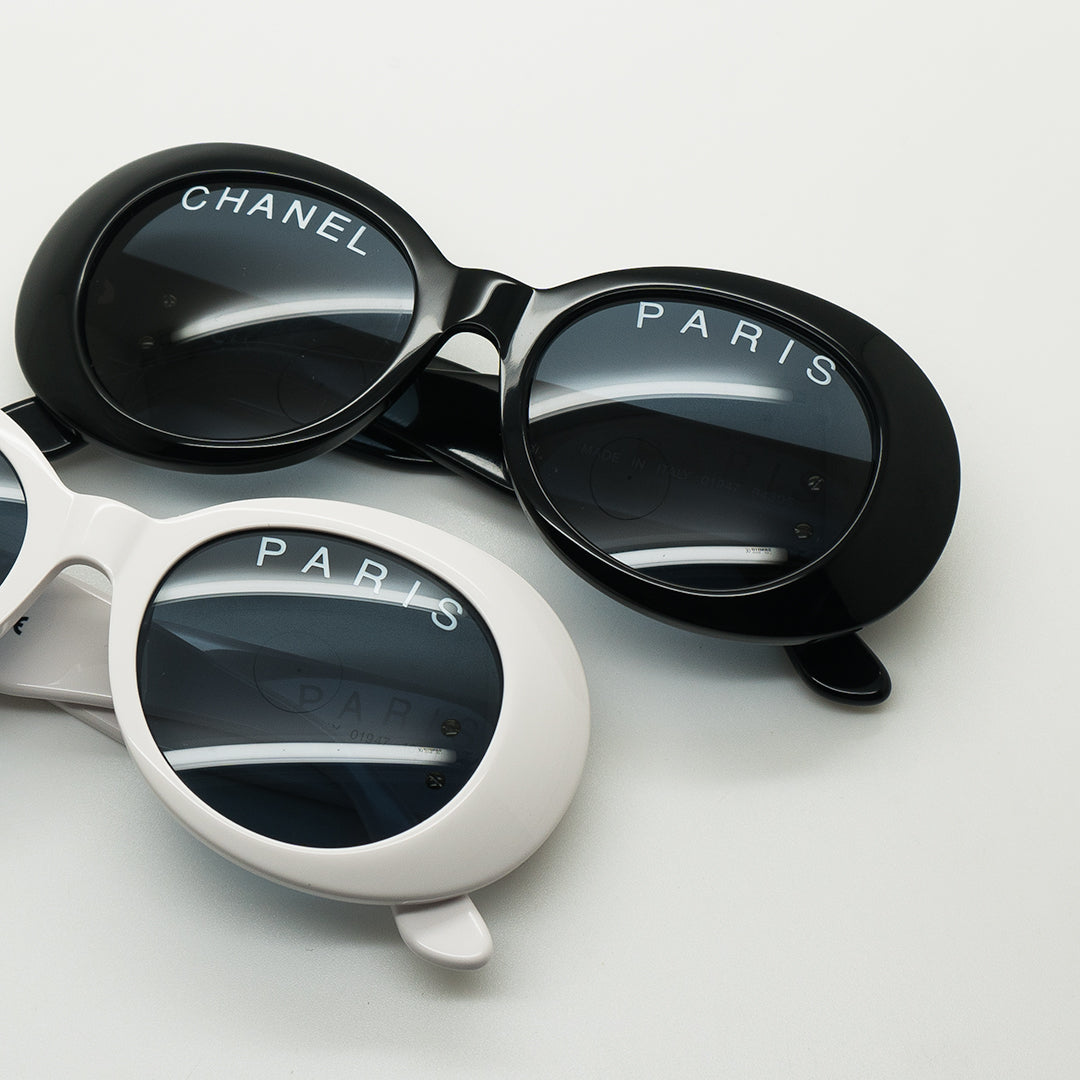 Chanel Oval Frame Vintage Sunglasses