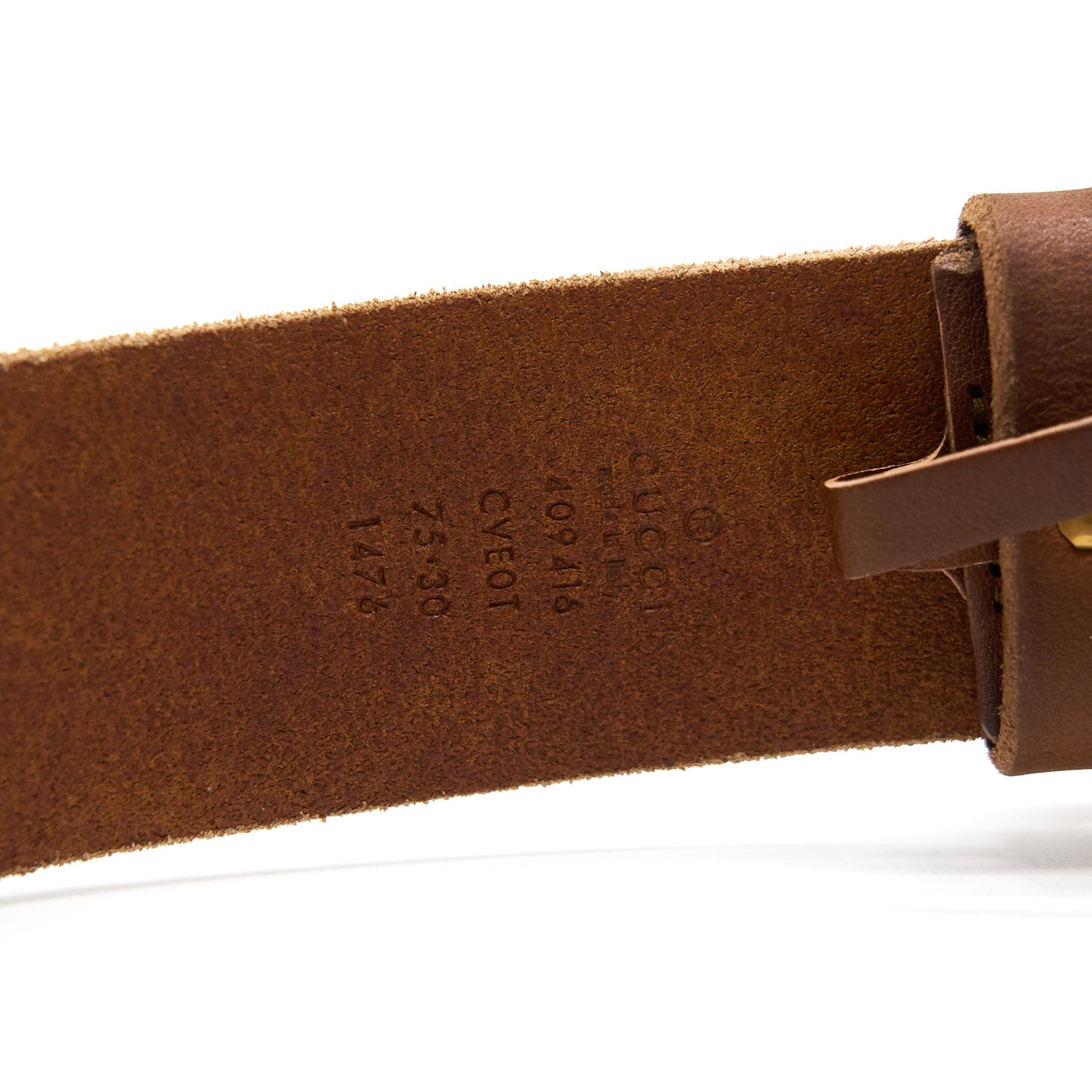 Gucci Leather Belt with Double G Buckle
