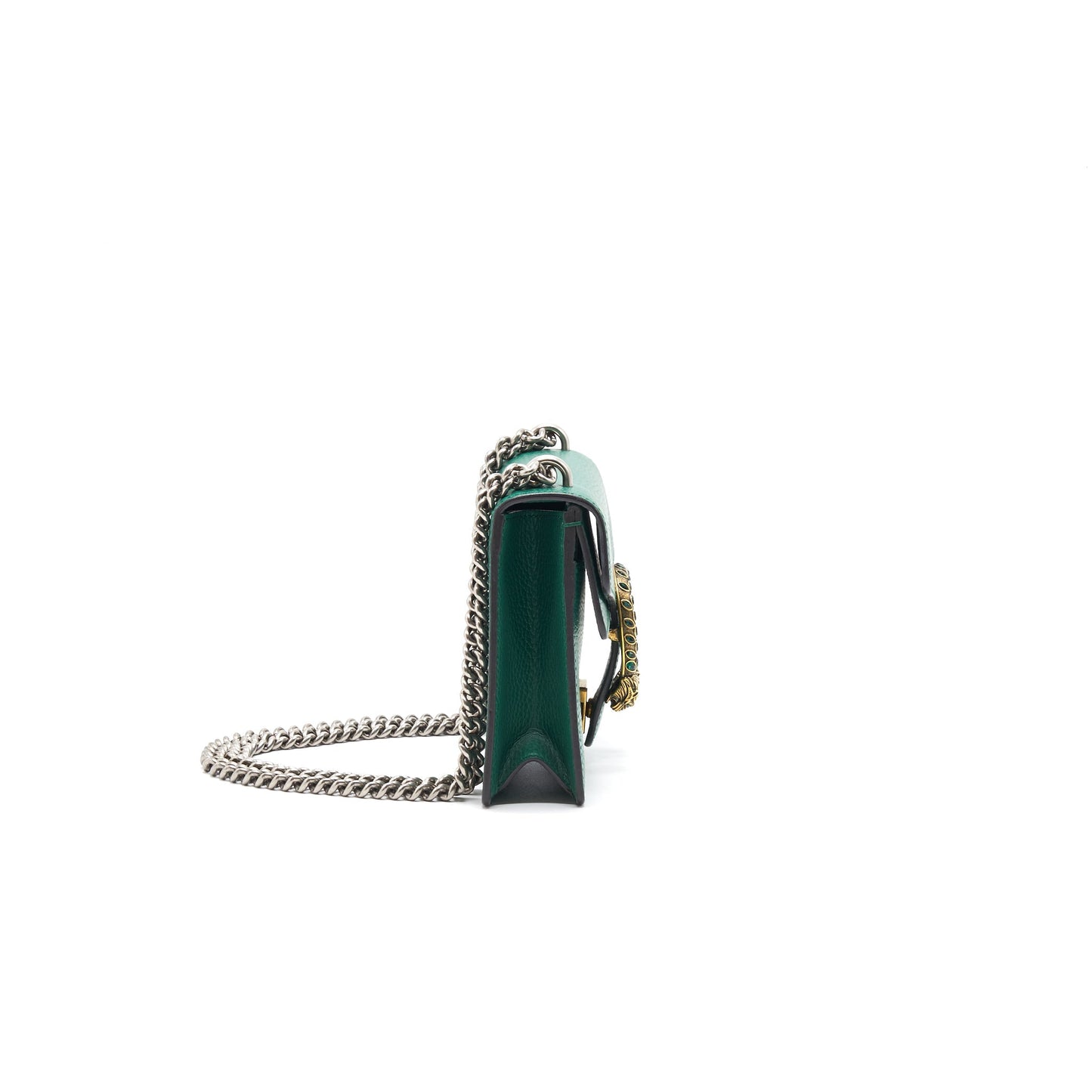 Gucci Dionysus Mini Leather Bag Green