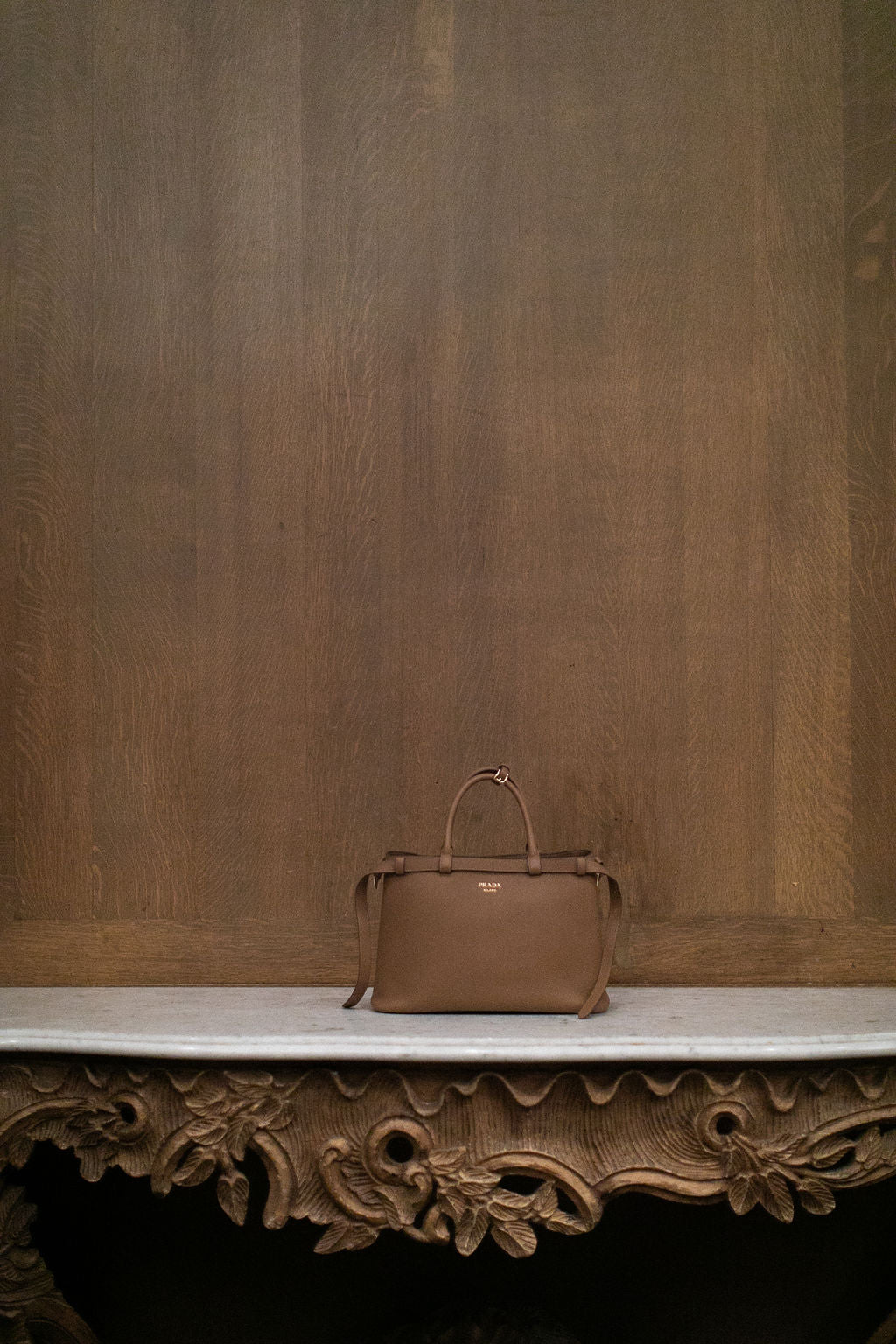 Prada Buckle Bag Medium Double Belt