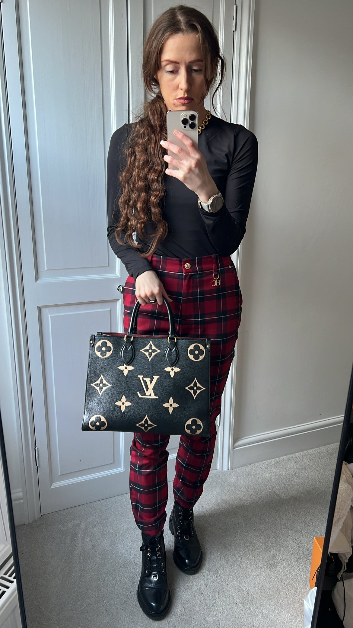 Louis Vuitton On the Go MM Bicolour Empreinte (RRP £2,610)