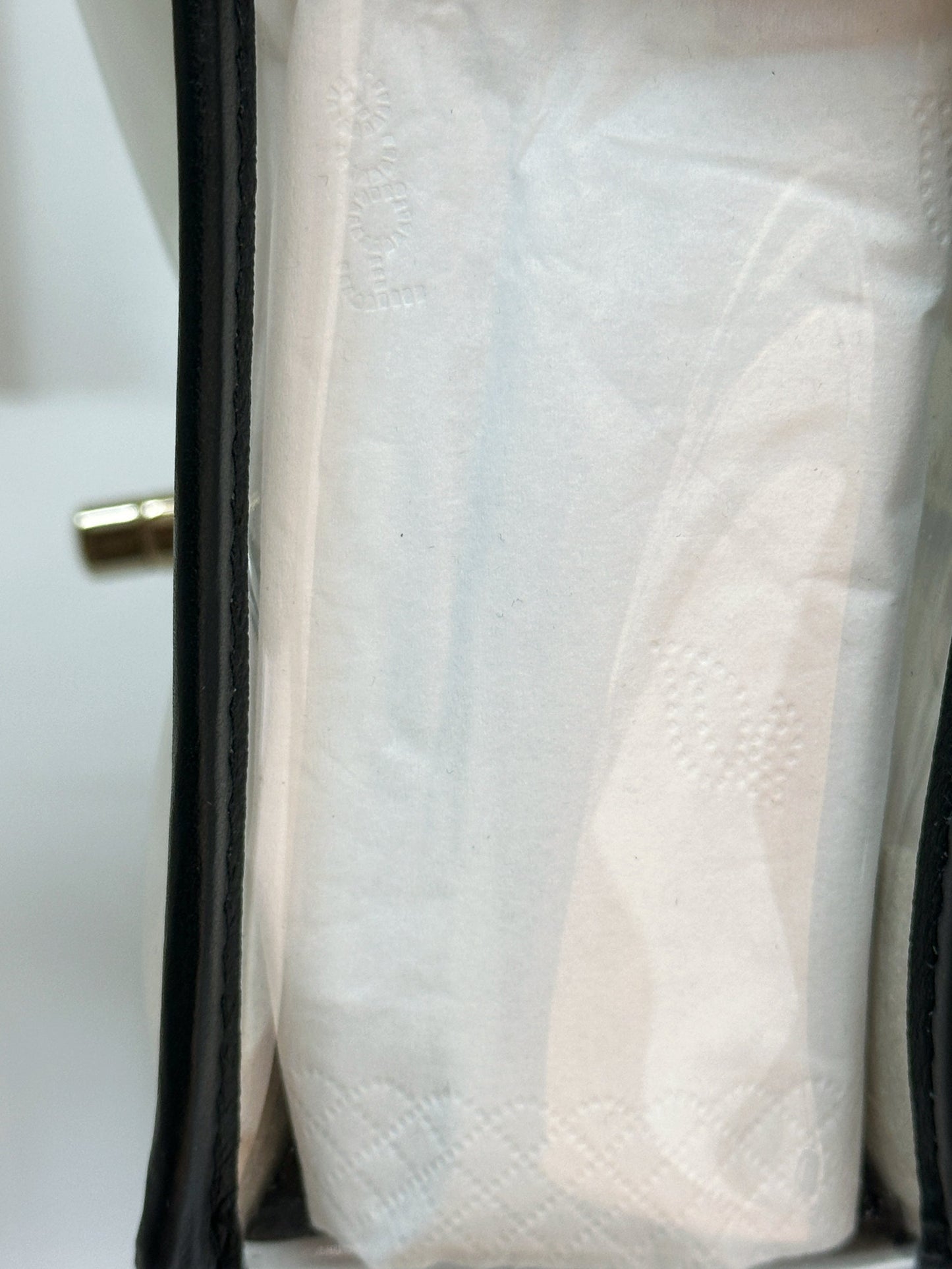 Chanel Medium Lambskin CoCo Sand PVC Sand By The Sea Flap With Pearl Strap Black 2745 holo card