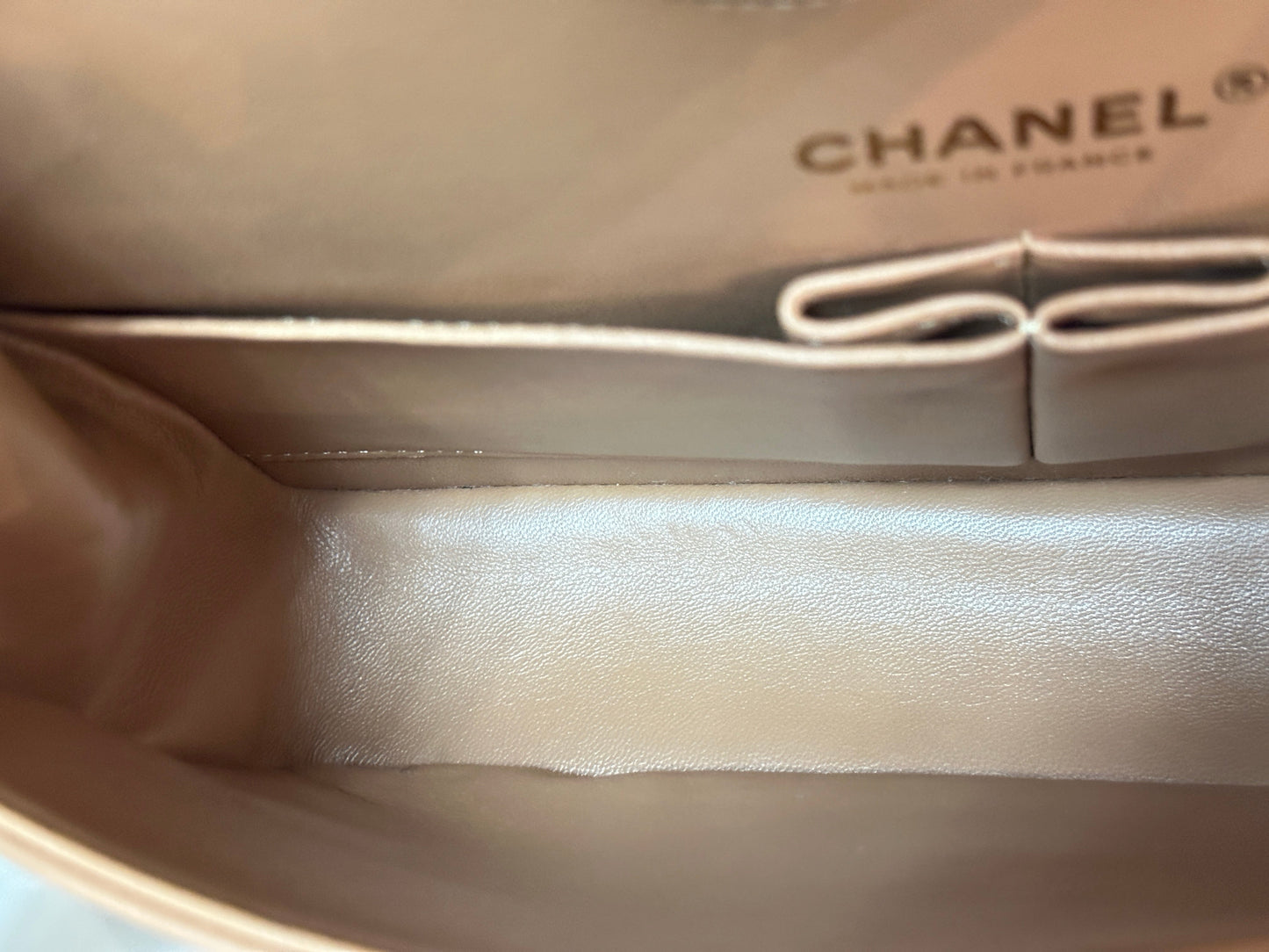 Chanel Medium Lambskin Classic Double Flap Bag 21P Caramel LGHW 3091 holo card