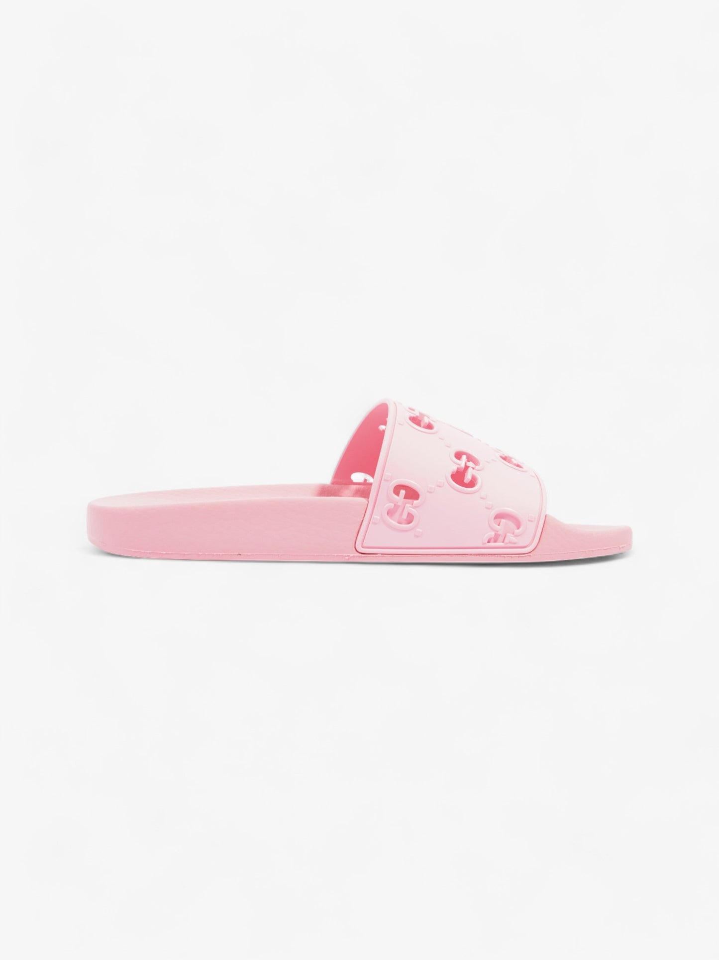 Gucci GG Slides Pink Rubber EU 38 UK 5