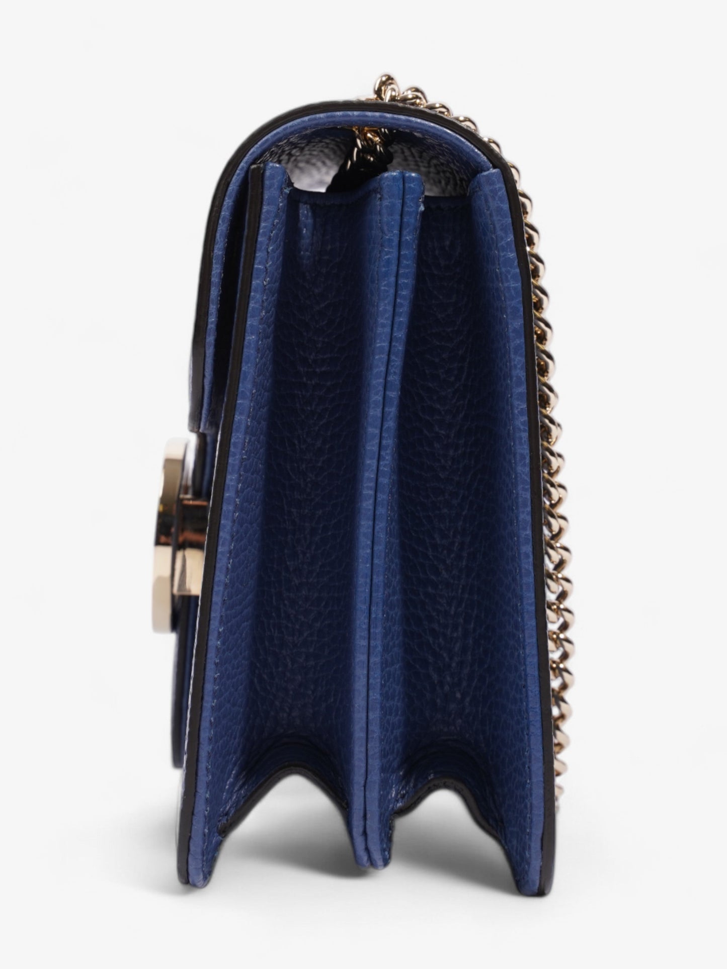 Gucci Dollar Interlocking G Caspian Calfskin Leather Small